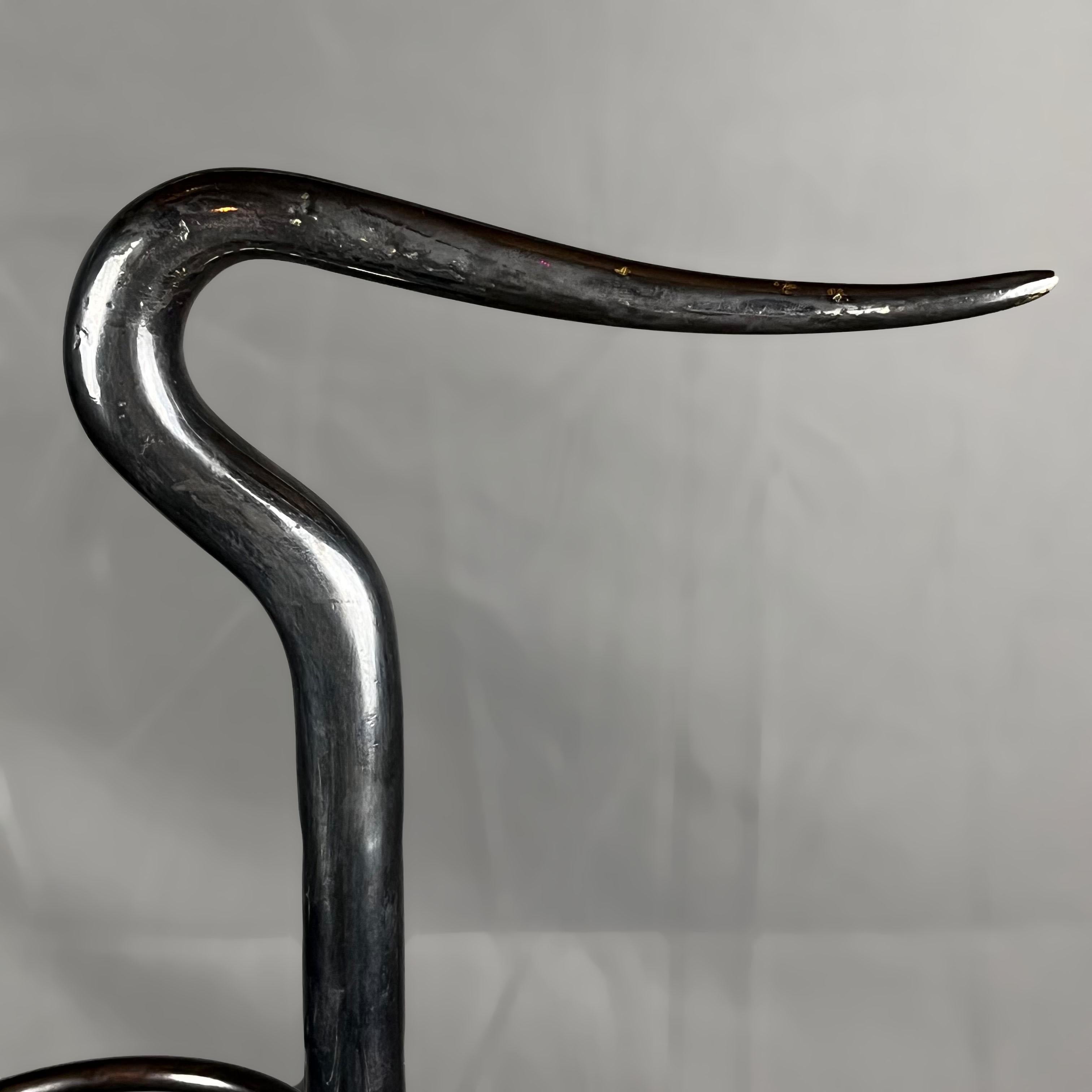 Cesare Lacca, portaombrelli in bronzo patinato italiano degli anni '40 in vendita 2