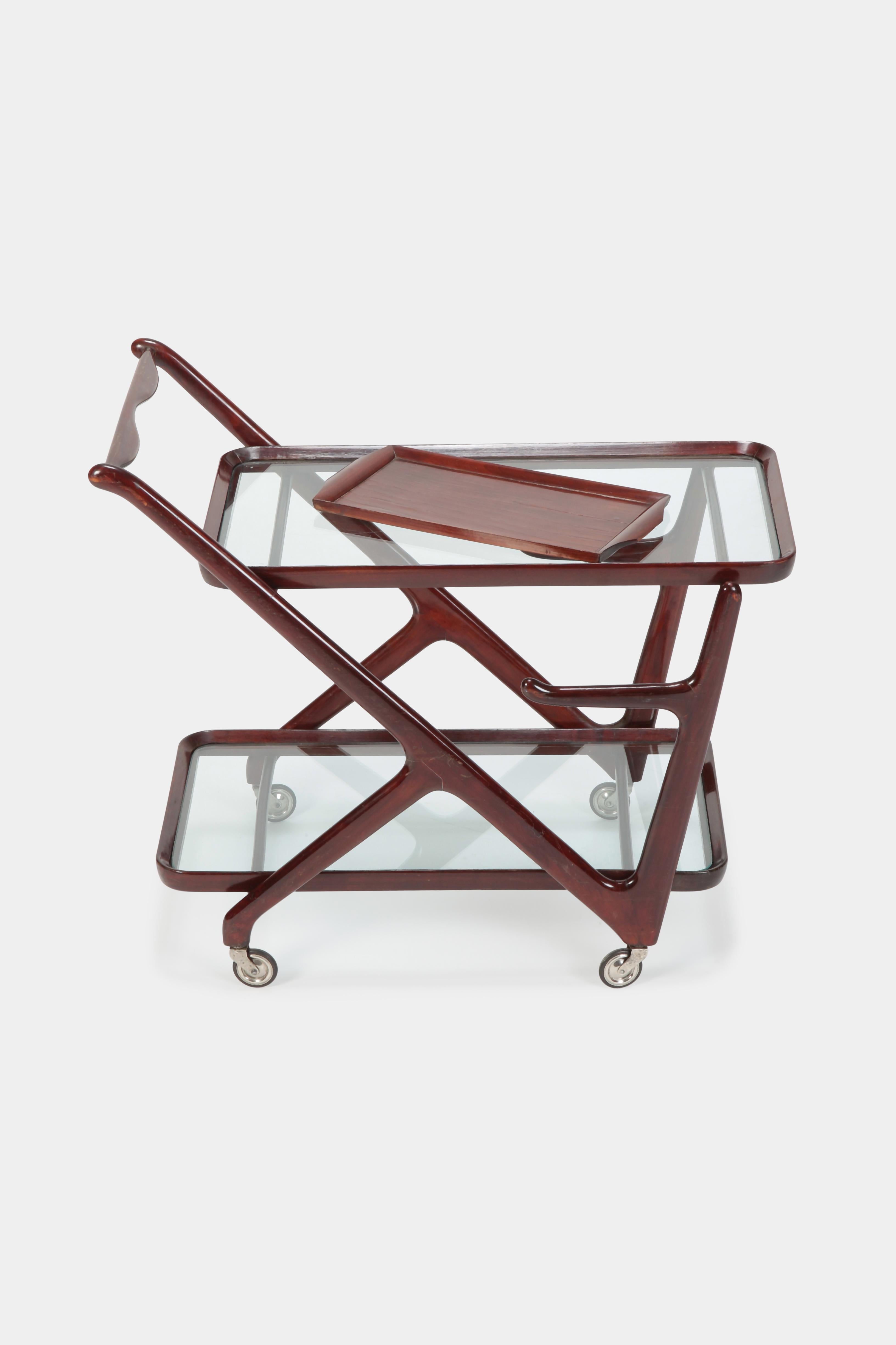 Cesare Lacca Bar Cart Cassina, 1950s In Good Condition In Basel, CH