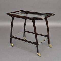Cesare Lacca Bar Cart, Italy, circa 1950