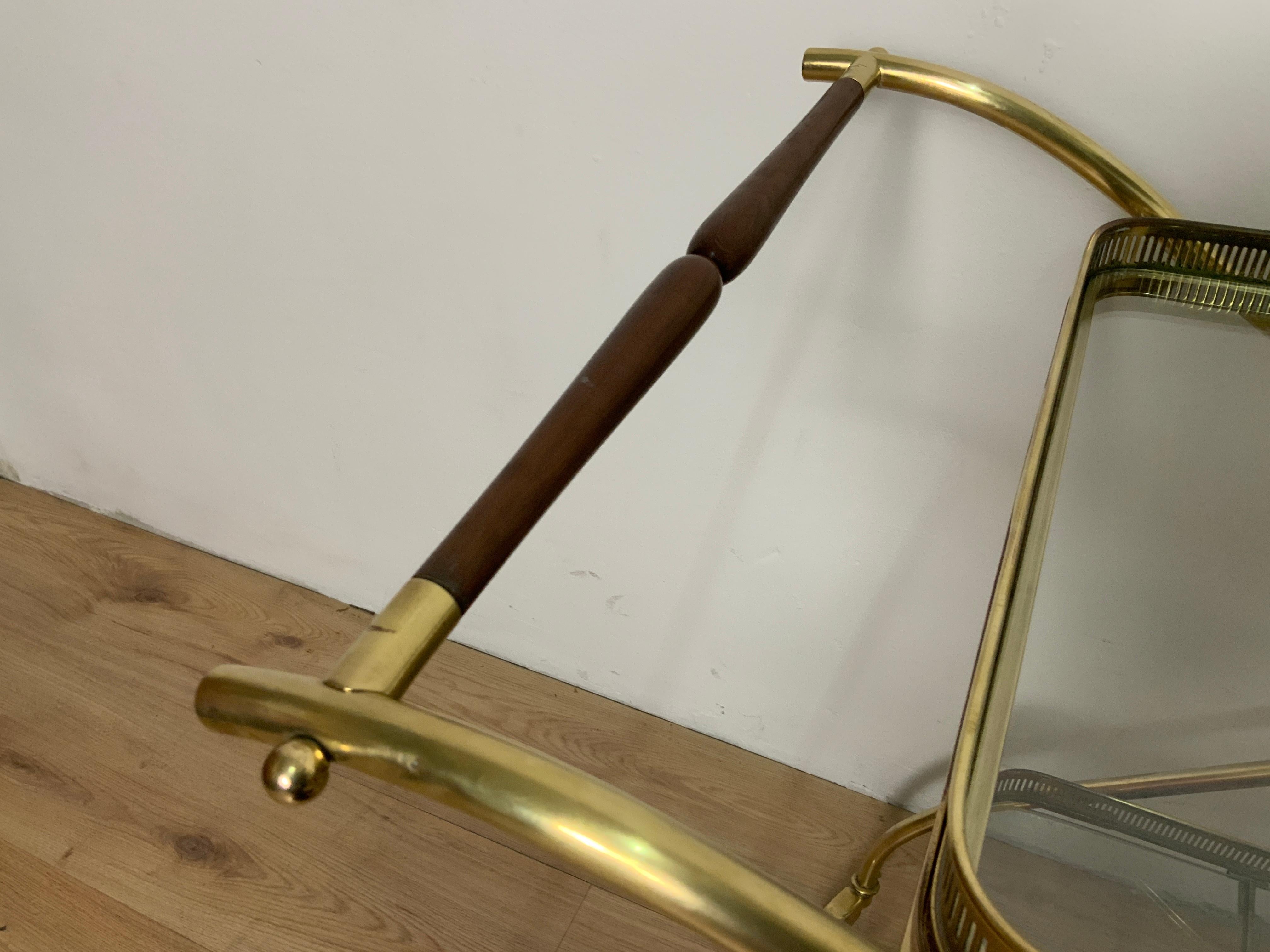 Cesare Lacca Brass Trolley For Sale 2