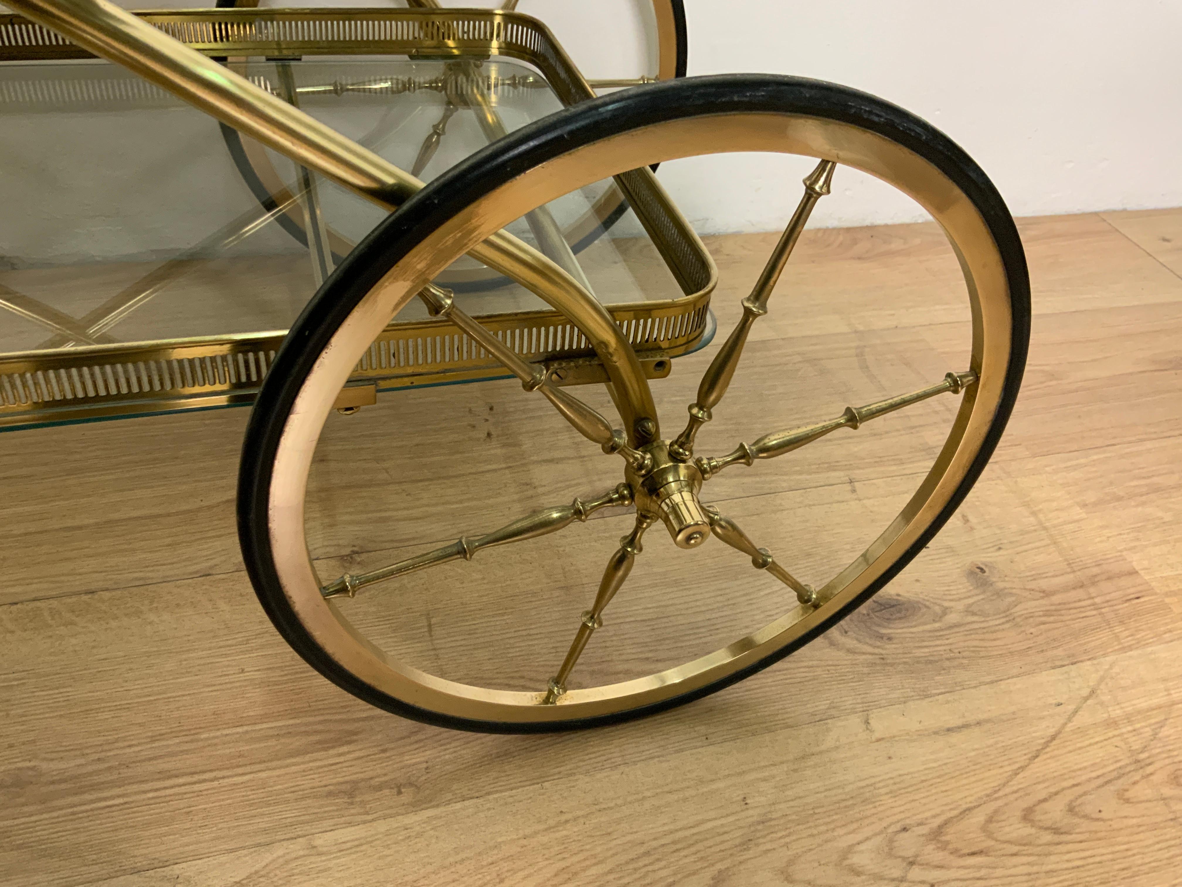 Cesare Lacca Brass Trolley For Sale 3