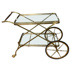 Vintage Cesare Lacca Brass Trolley