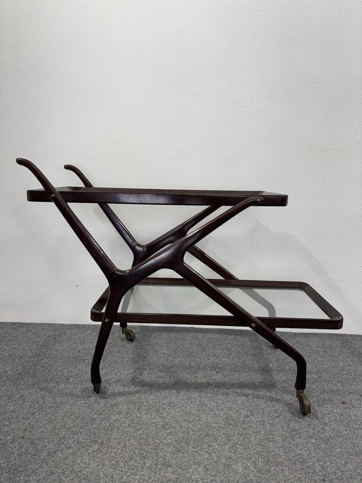 Cesare Lacca Carrello Portavivande Legno 1950's Mid Century Design in vendita 2
