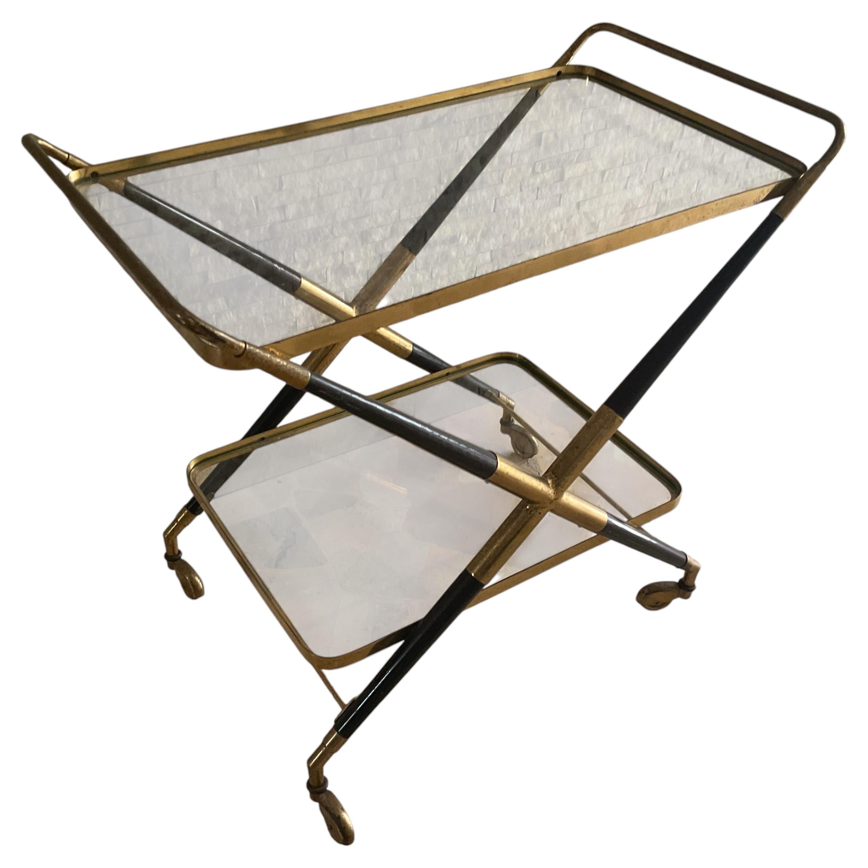 CESARE LACCA - food cart - Made in ITALY 1950.