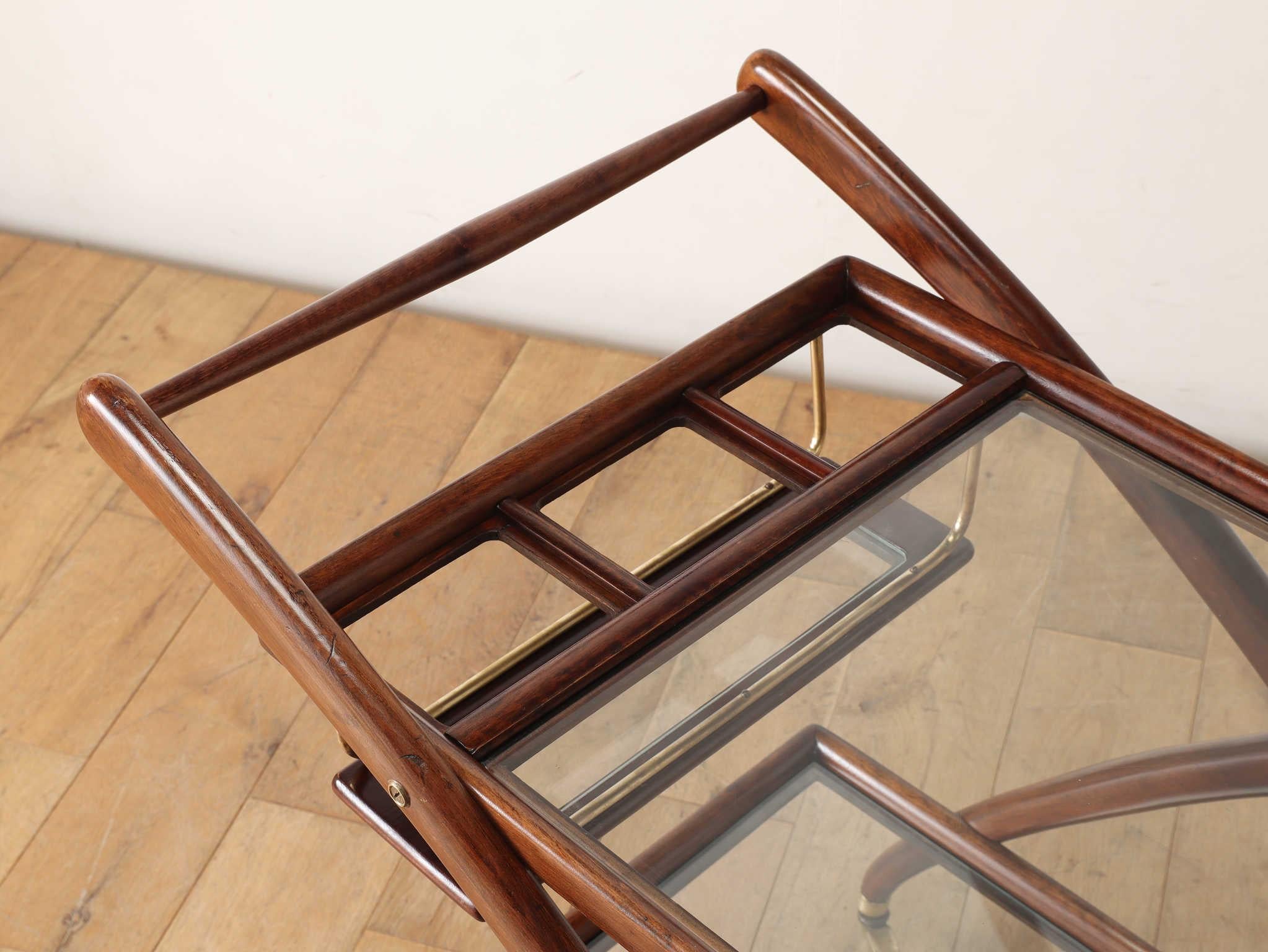 Mid-20th Century Cesare Lacca Drinks Trolley, Italy 1960s
