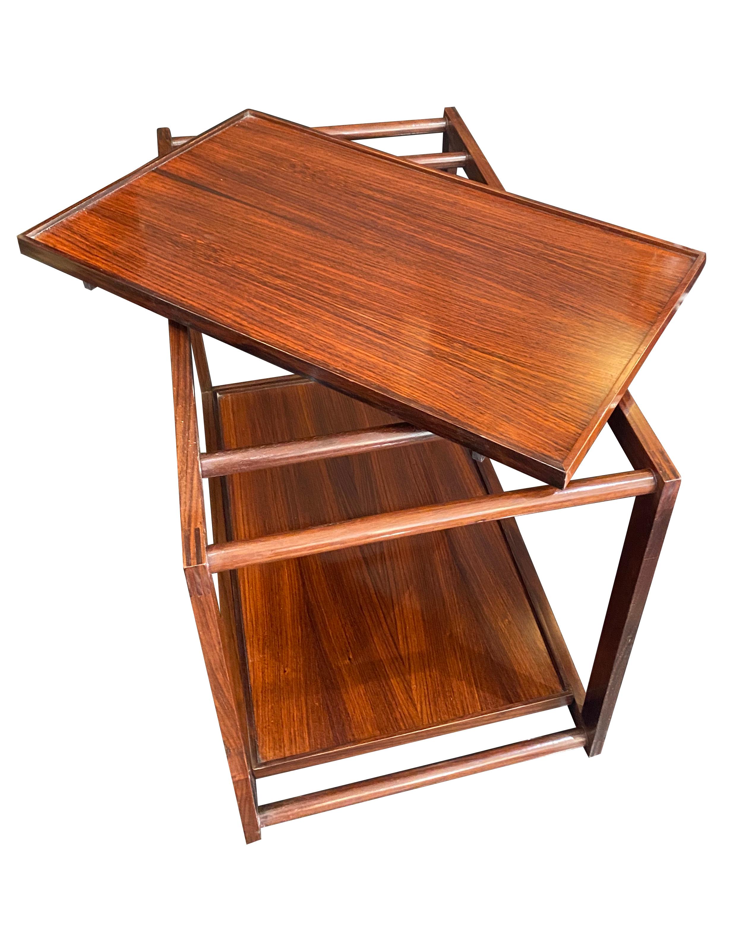Woodwork Cesare Lacca for Cassina Bar Cart