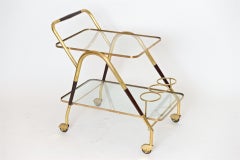 Cesare Lacca Italian Bar Trolley, circa 1950
