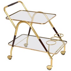 Cesare Lacca Italian Bar Trolley, circa 1950