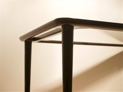 Cesare Lacca Lacquered Wood Hairpin Side Table, 1950s