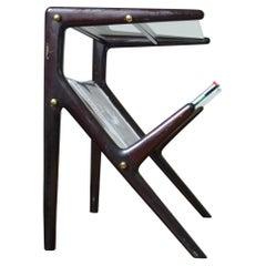 Cesare Lacca Magazine Table Rack, Italy, 1950's