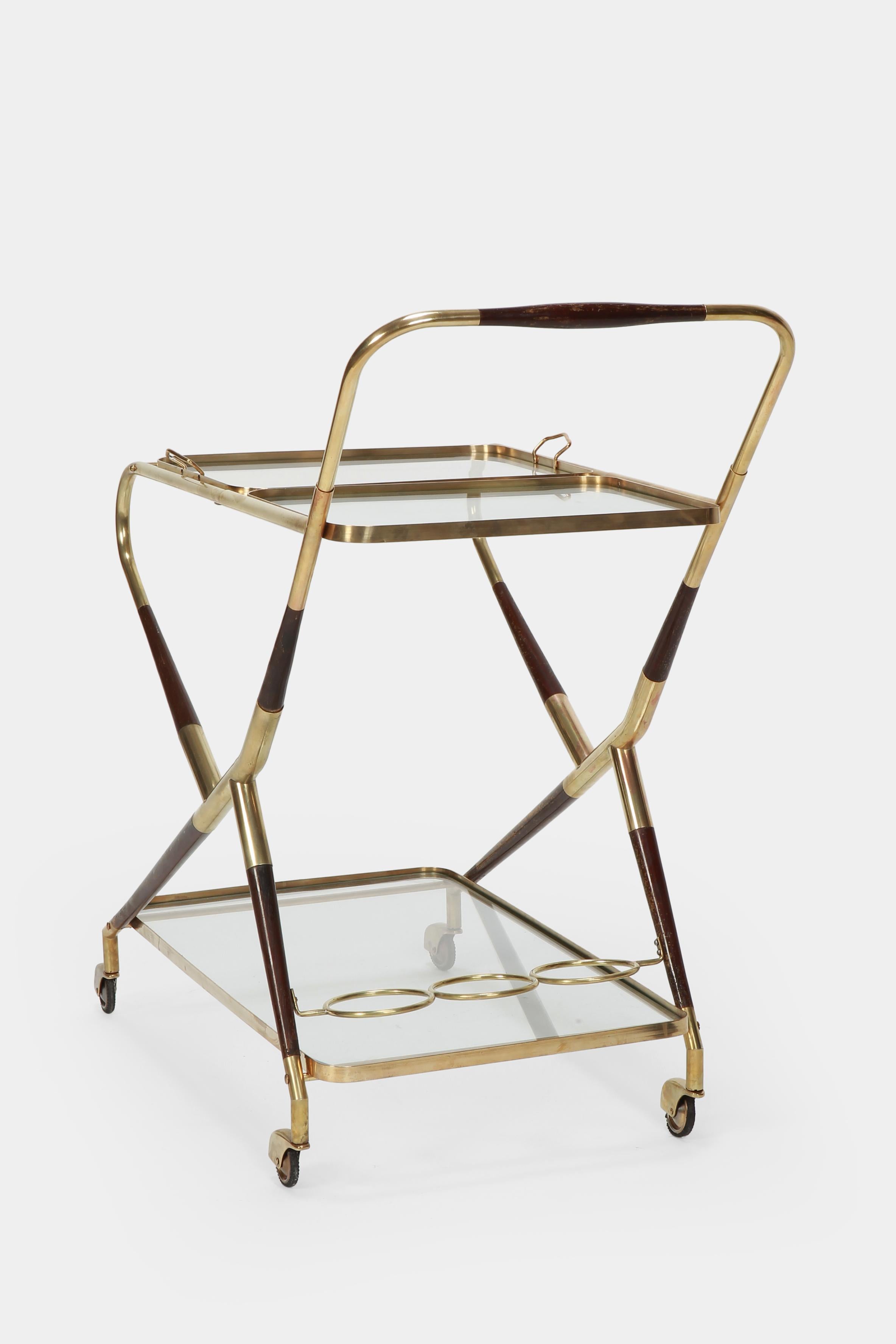 Cesare Lacca Serving Trolley, 1950s For Sale 2