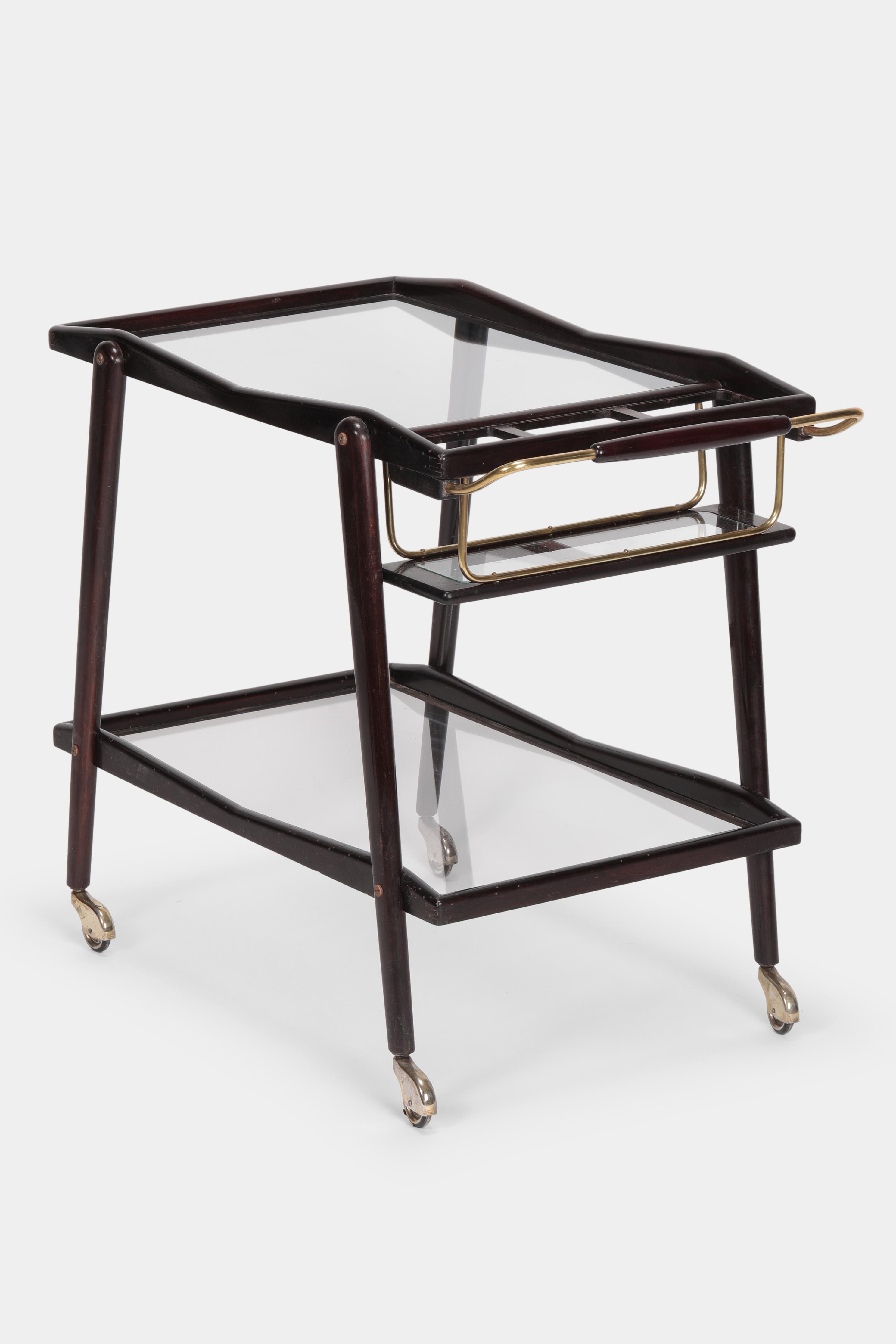 Cesare Lacca Serving Trolley, 1950s In Good Condition For Sale In Basel, CH