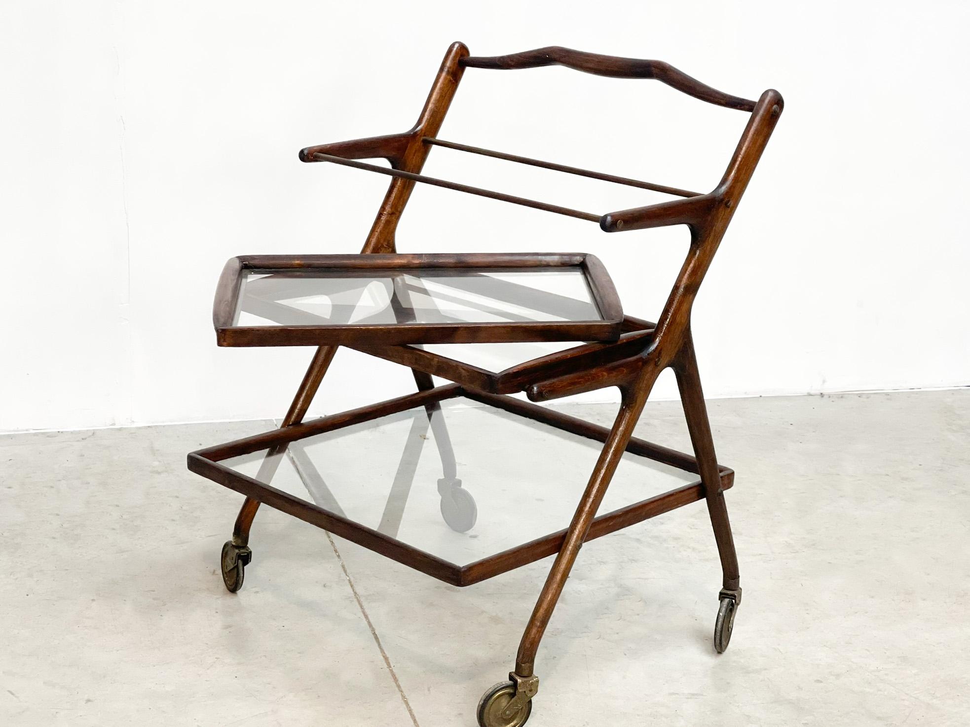 Mid-20th Century Cesare Lacca Serving Trolley