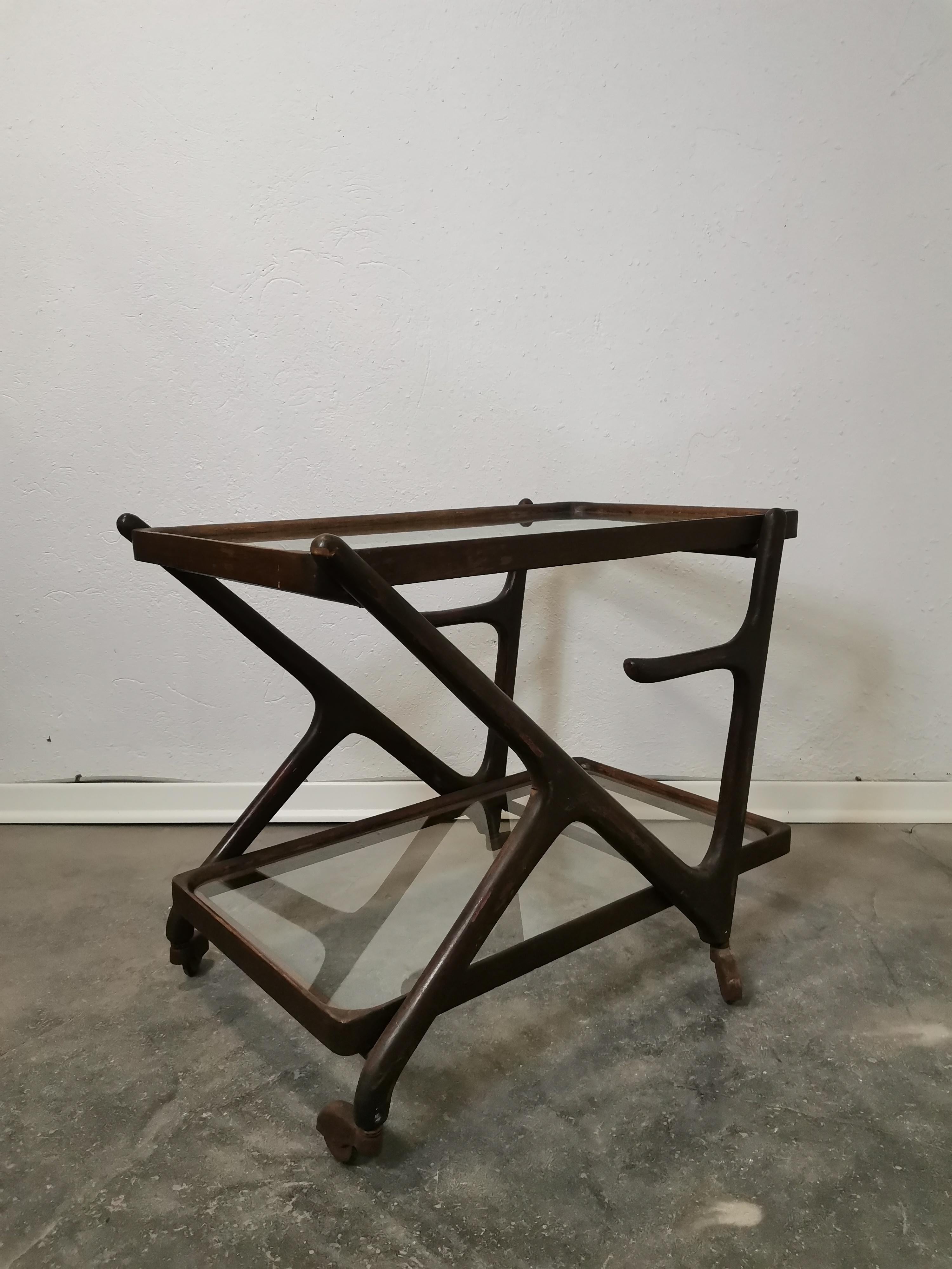 Mid-Century Modern Cesare Lacca Trolley 1950s For Sale