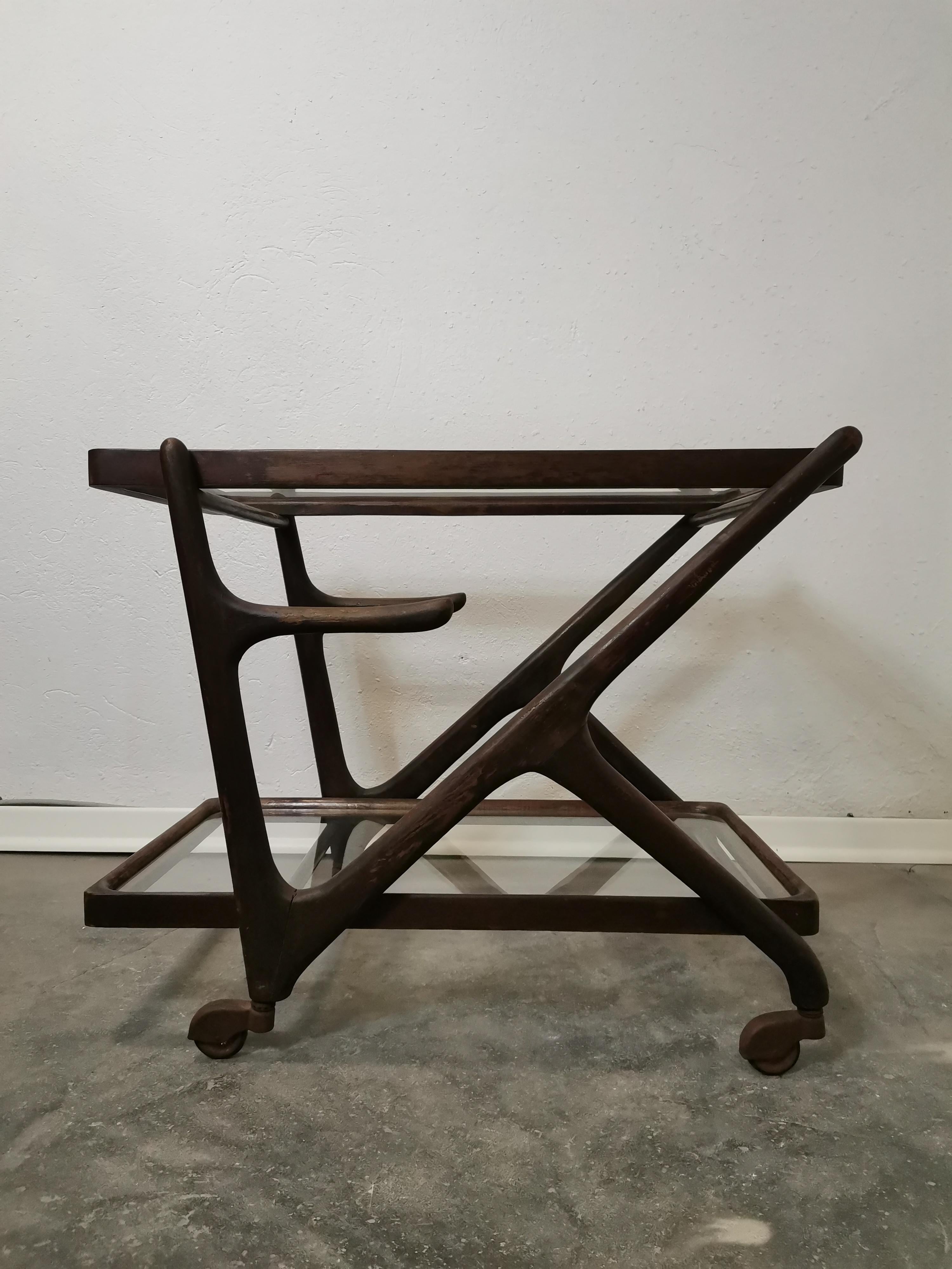 Italian Cesare Lacca Trolley 1950s For Sale