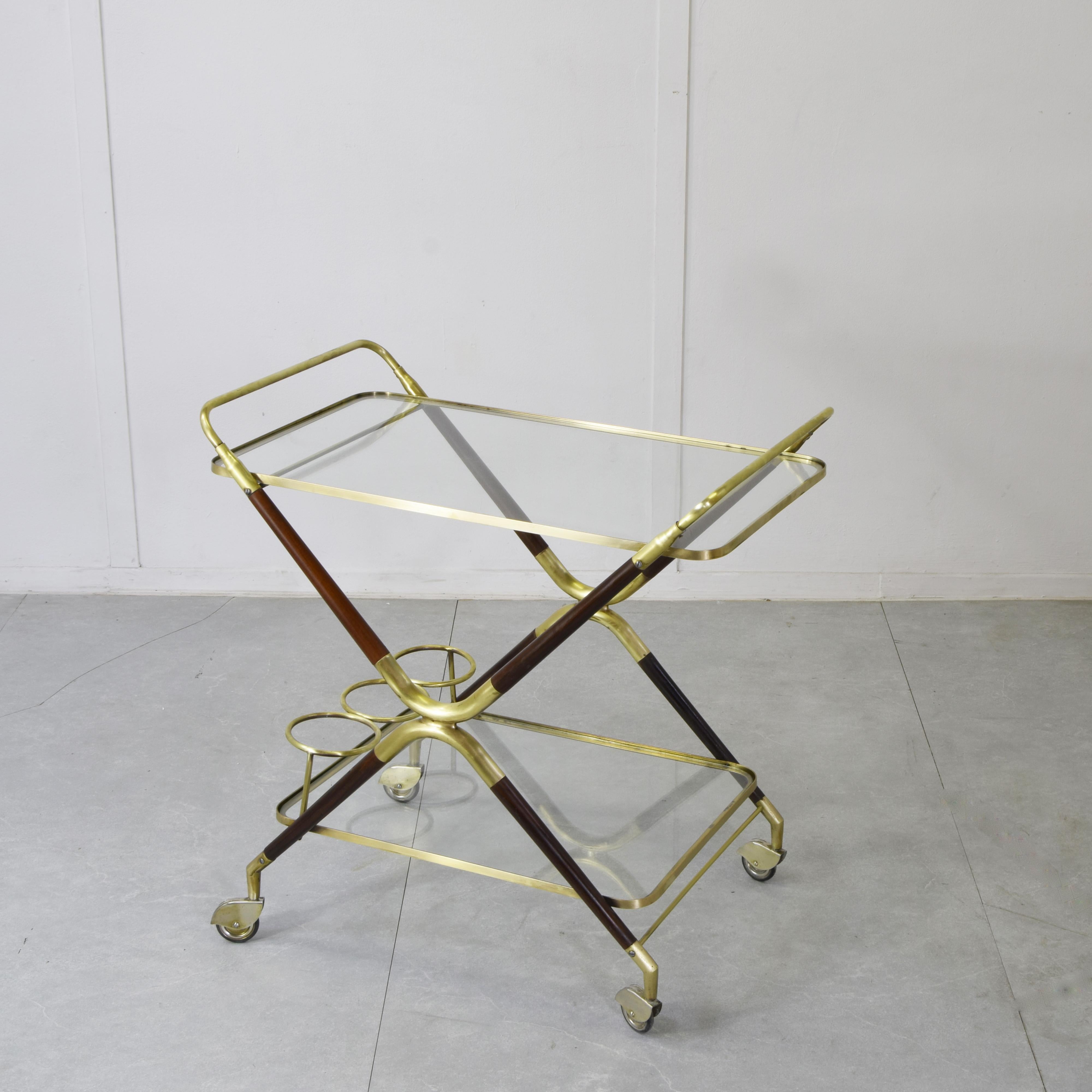 Carro bar Caesar Lacquer años 50. Moderno de mediados de siglo en venta