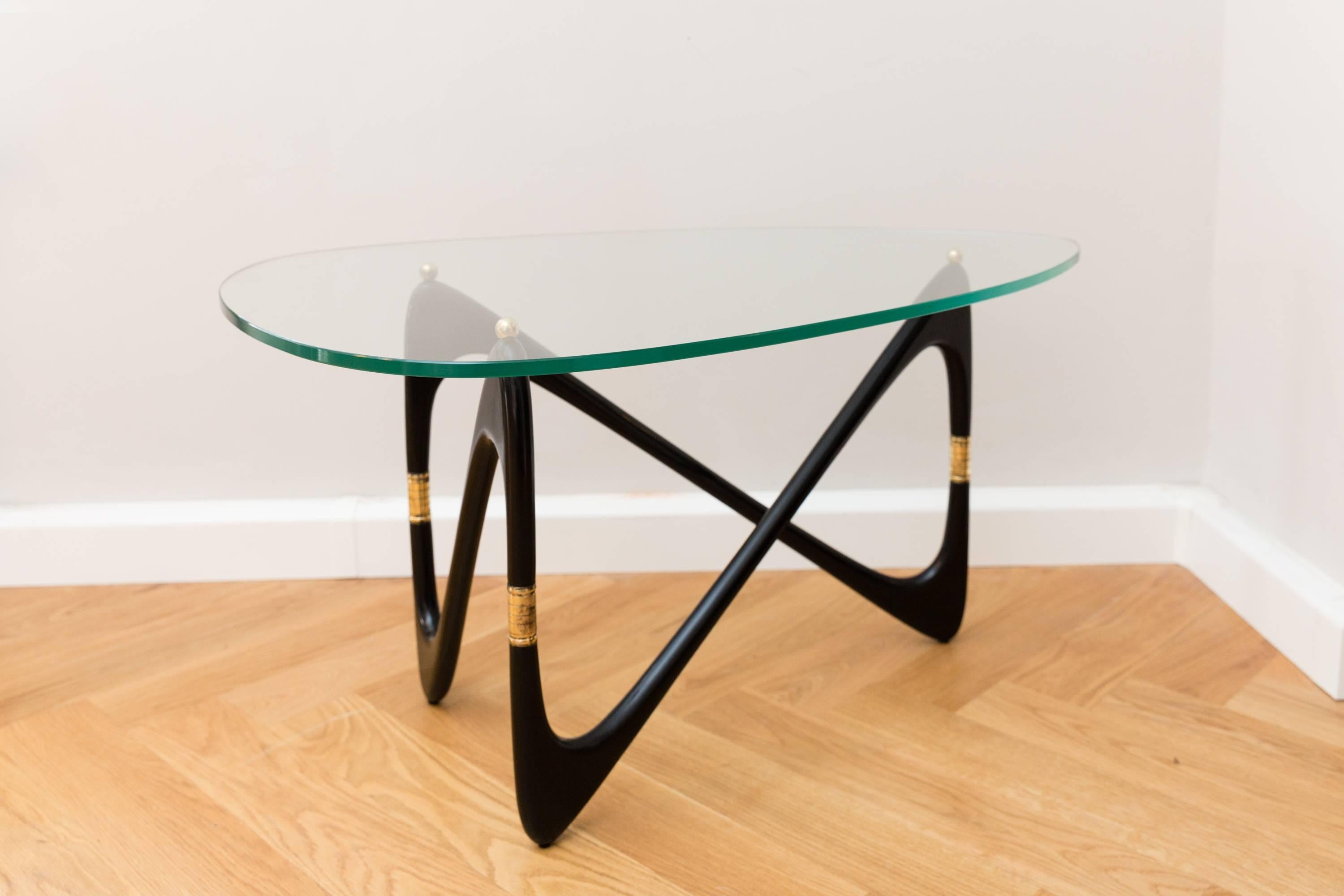 Mid-Century Modern Cesare Lacca Coffee Table, Italy, circa 1950 For Sale