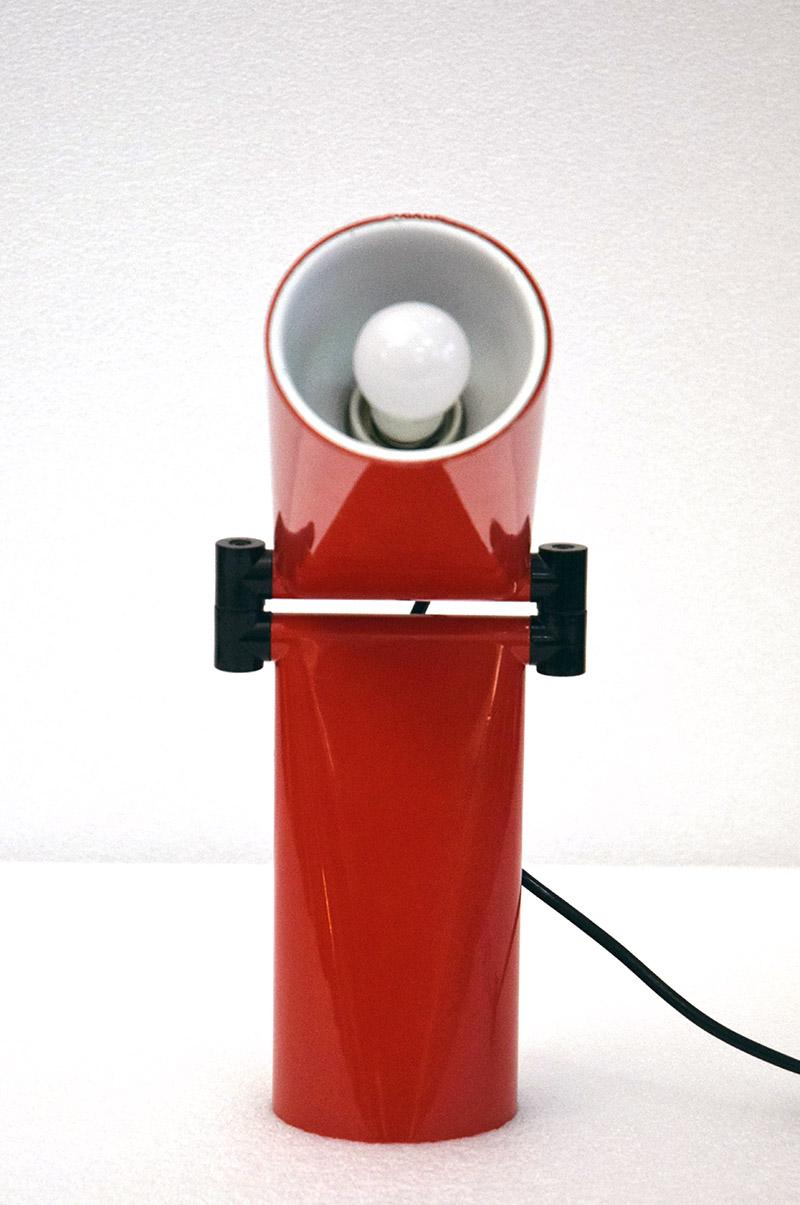 Cesare Leonardi and Franca Stagi table lamp 'Bowling' by Lumenform, 1970s For Sale 3