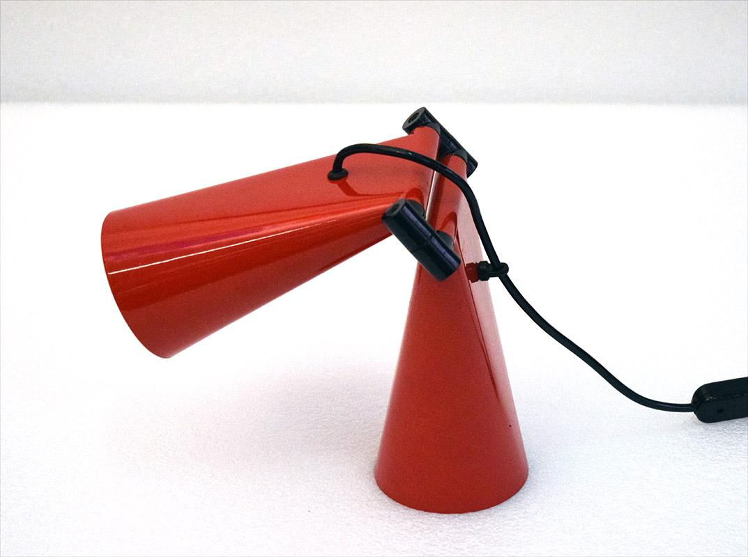 Cesare Leonardi and Franca Stagi table lamp 'Bowling' by Lumenform, 1970s For Sale 5