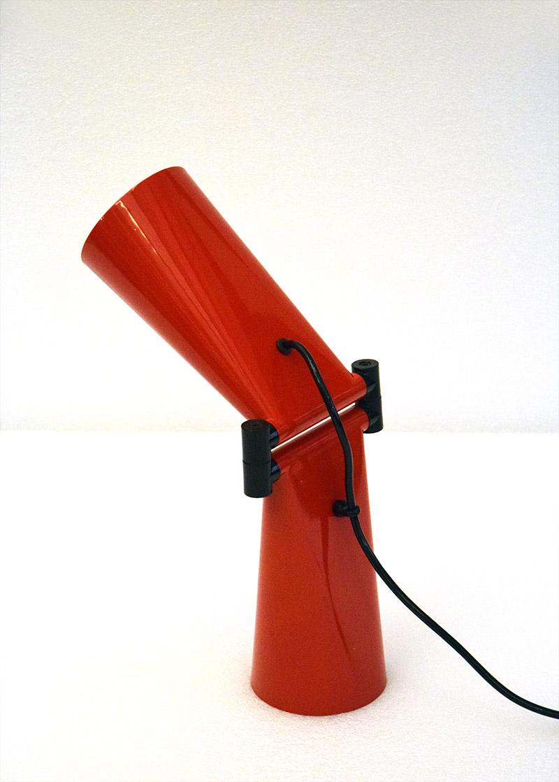 Cesare Leonardi and Franca Stagi table lamp 'Bowling' by Lumenform, 1970s For Sale 2