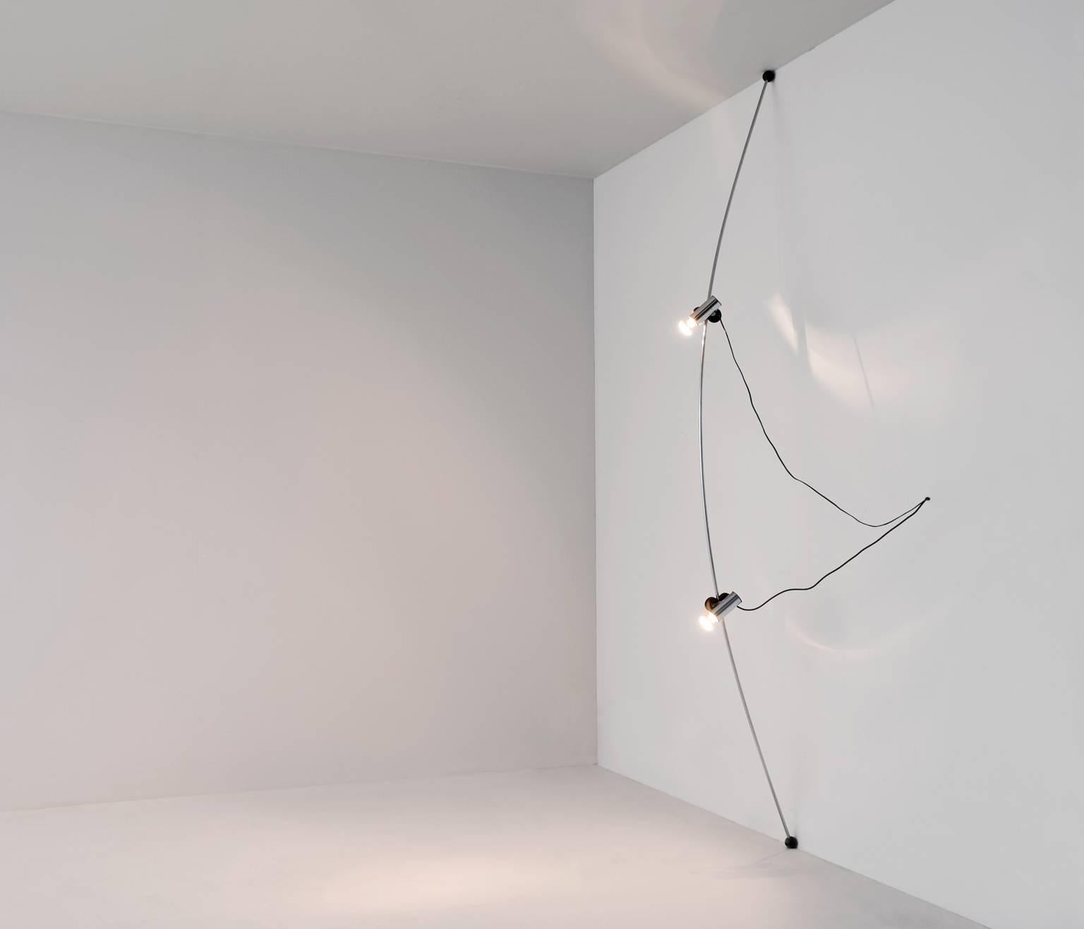Mid-Century Modern Cesare Leonardi & Franca Stagi 'Molla' Floorlamp for Lumenform