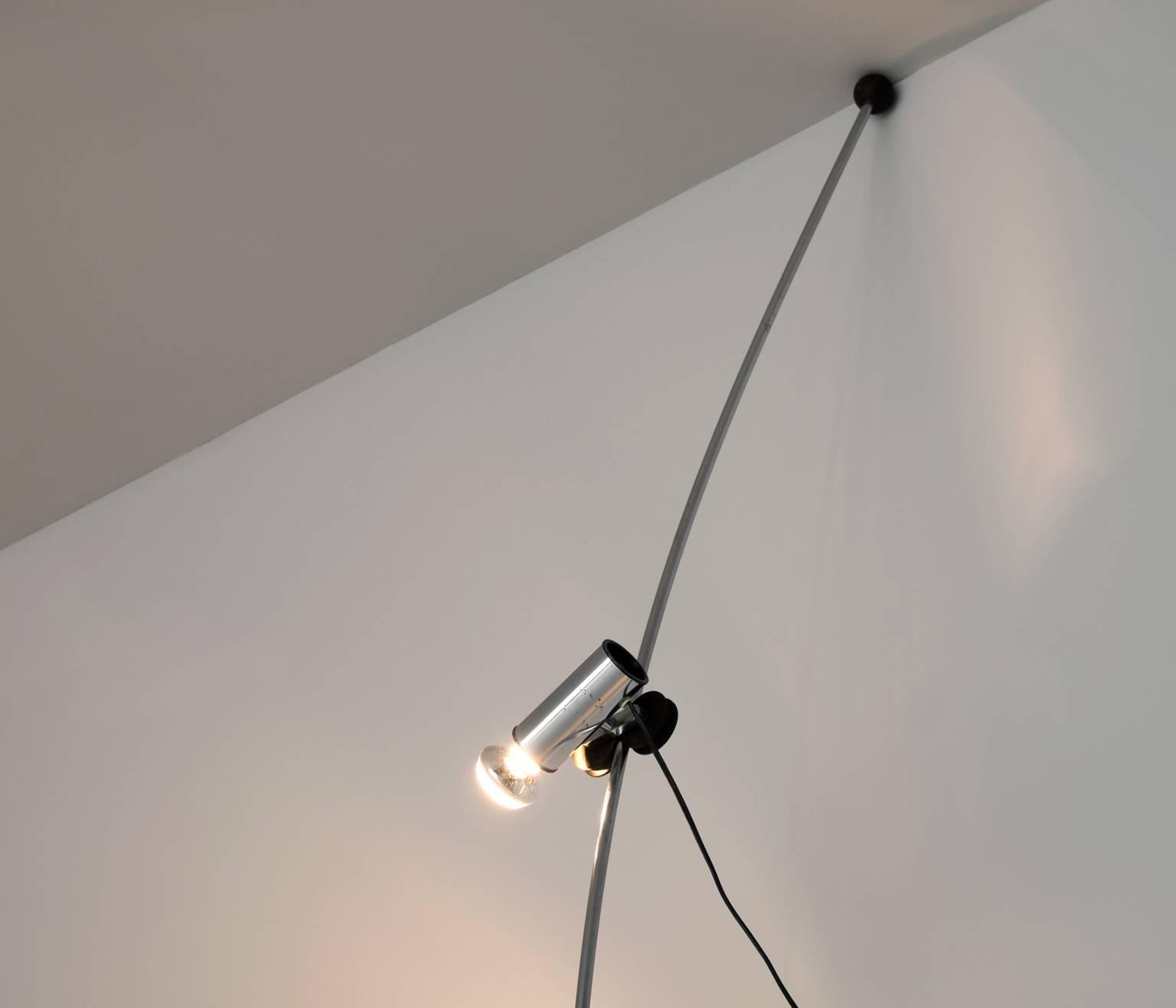 Cesare Leonardi & Franca Stagi 'Molla' Floorlamp for Lumenform In Good Condition In Waalwijk, NL
