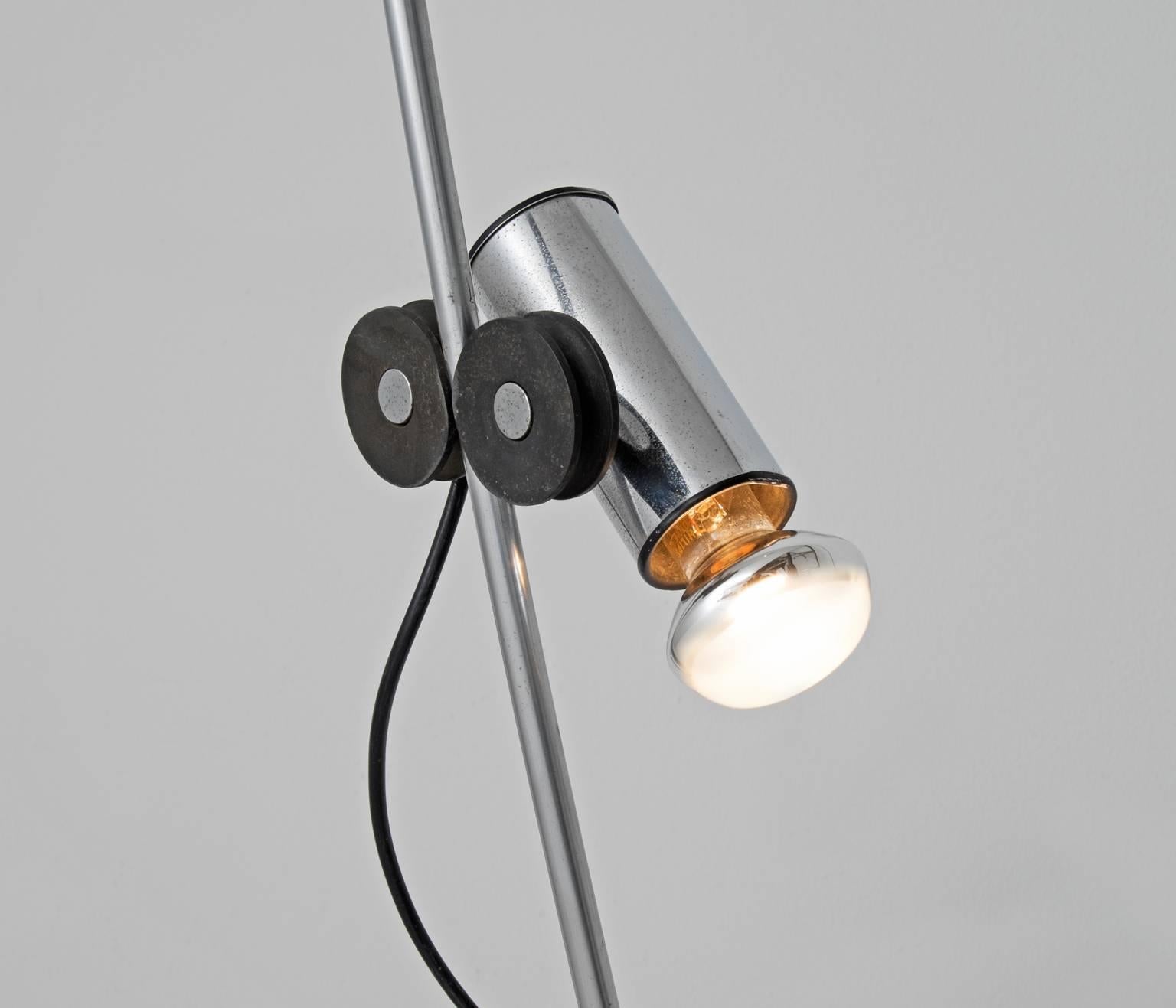 Late 20th Century Cesare Leonardi & Franca Stagi 'Molla' Floorlamp for Lumenform