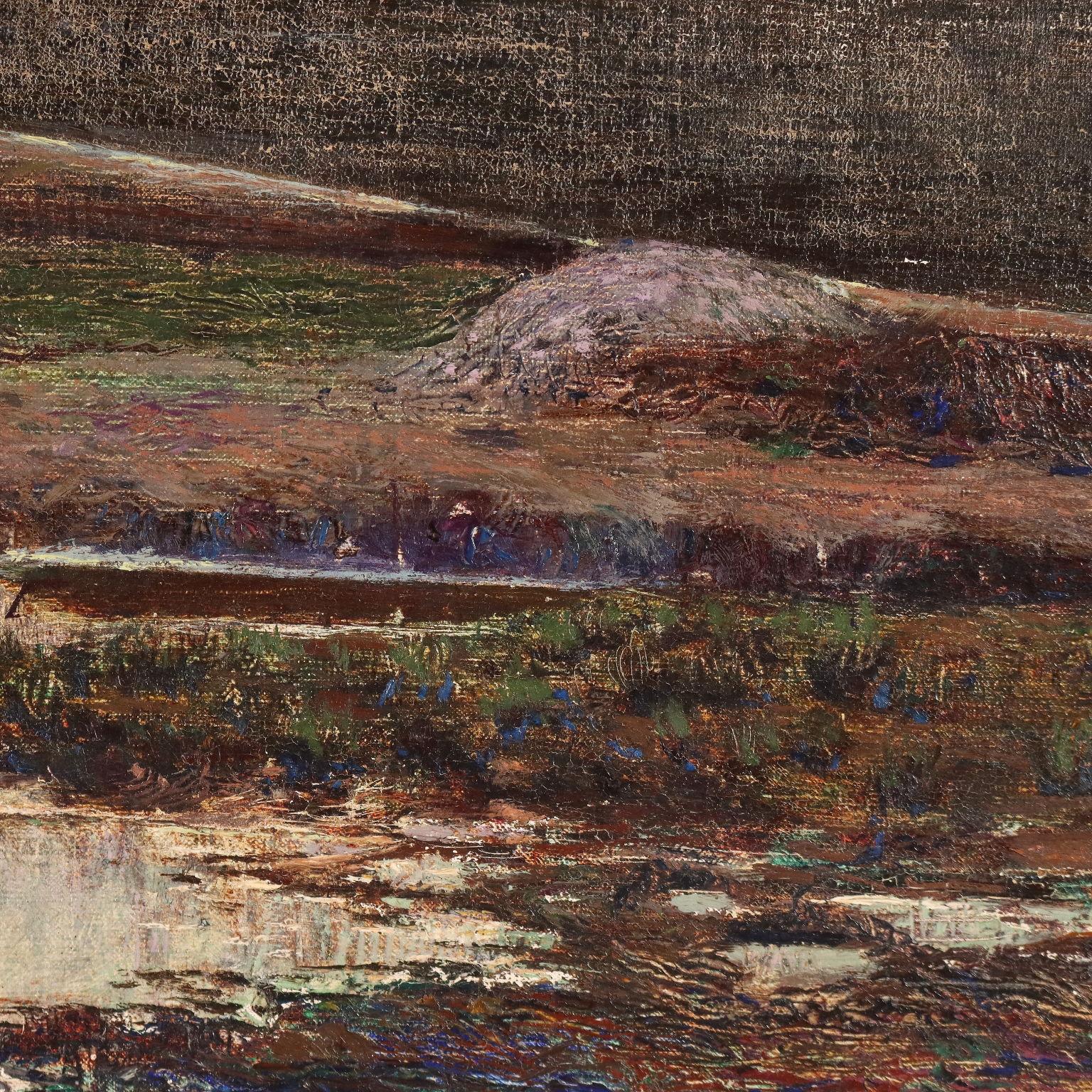 Paesaggio con Scorcio Fluviale, 1906 For Sale 2