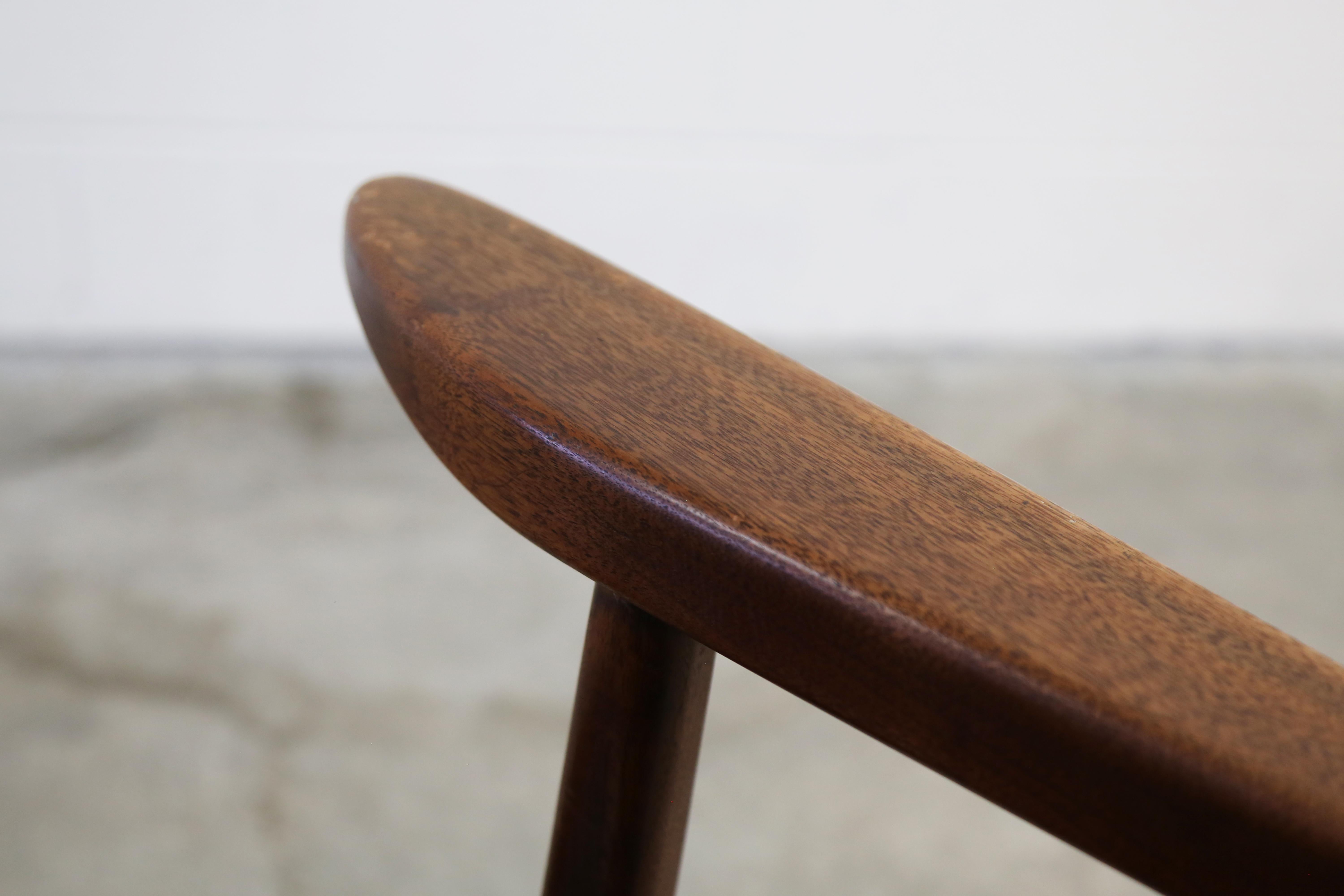 Cesare Occhi, maßgefertigter Schreibtisch-Beistellstuhl, New Hope School, Nakashima (Moderne der Mitte des Jahrhunderts) im Angebot