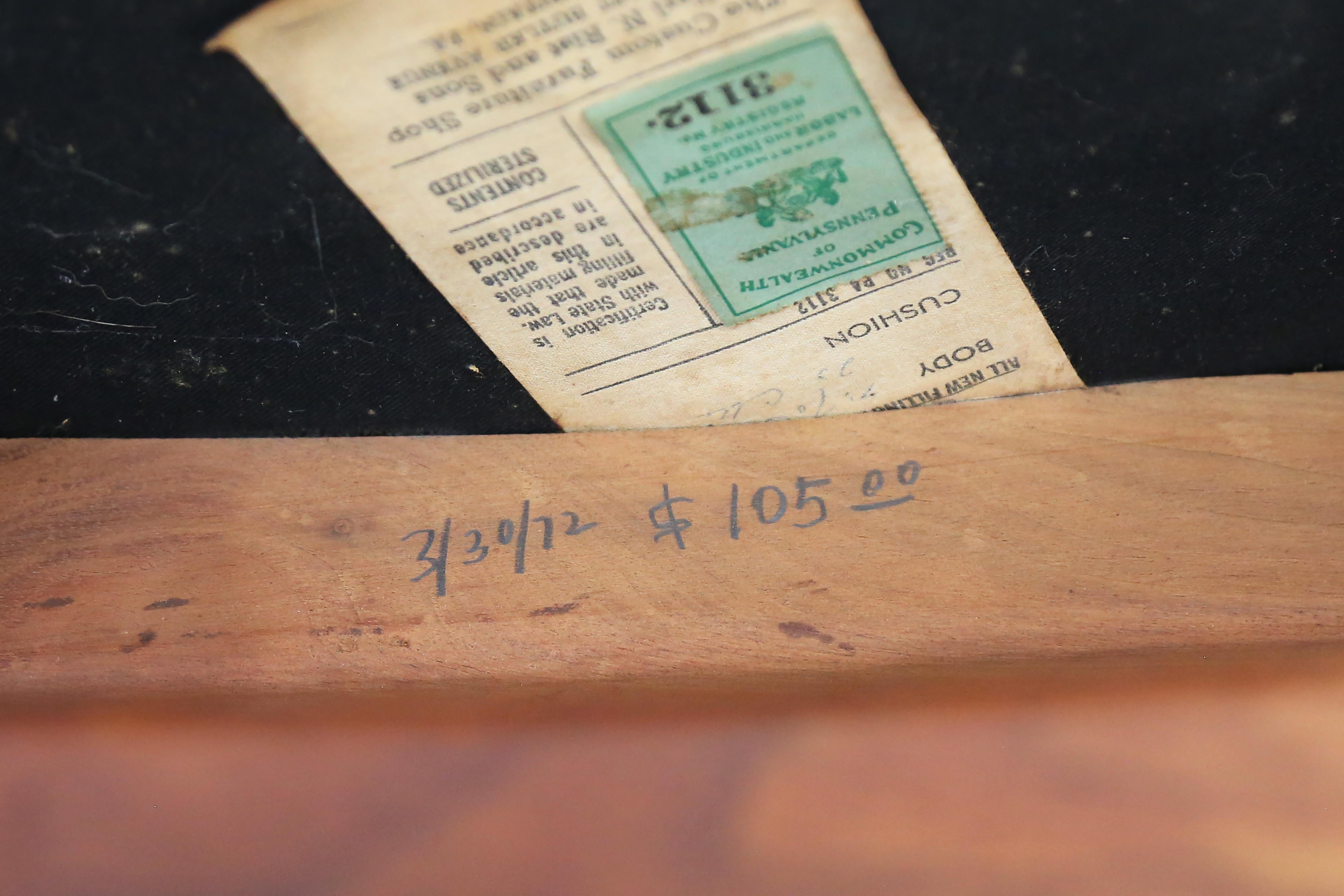 Cesare Occhi, maßgefertigter Schreibtisch-Beistellstuhl, New Hope School, Nakashima im Zustand „Gut“ im Angebot in Virginia Beach, VA