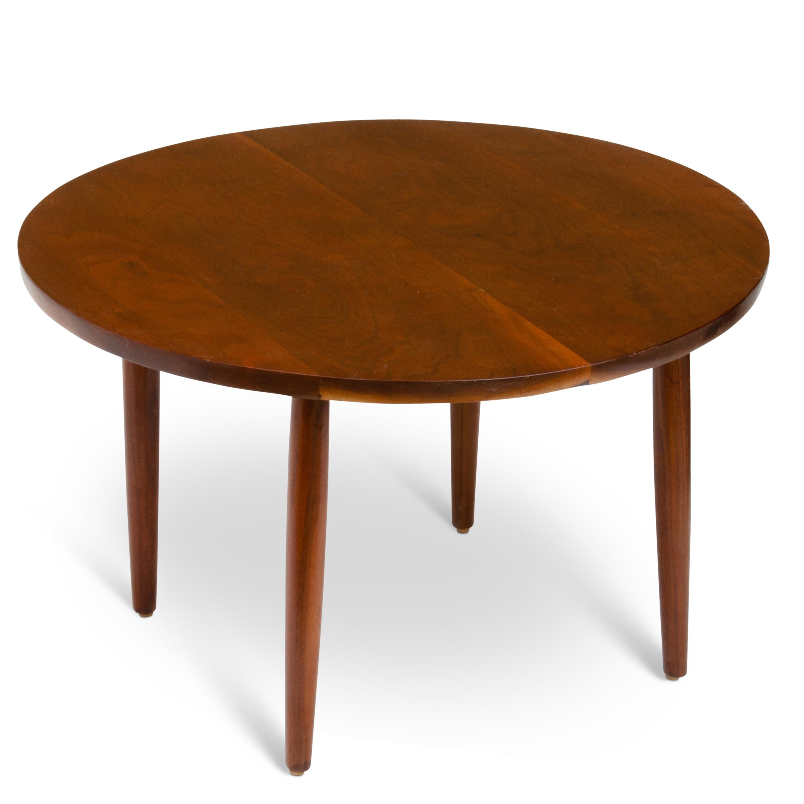 Cesare Occhi Walnut Coffee Table George Nakashima Bucks County Studio Woodworker In Good Condition For Sale In Forest Grove, PA
