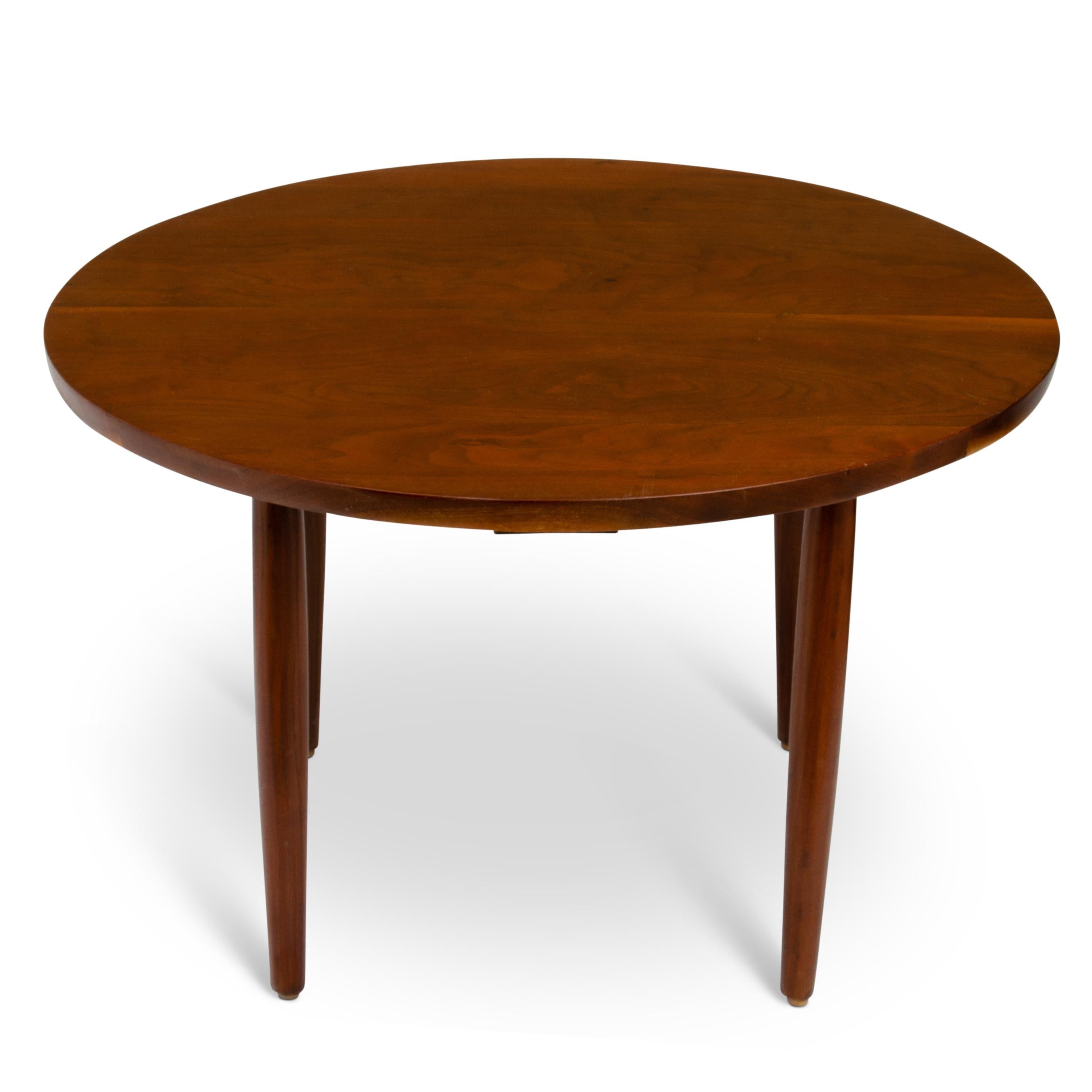 Late 20th Century Cesare Occhi Walnut Coffee Table George Nakashima Bucks County Studio Woodworker For Sale