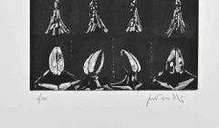 Composition - Etching by Cesare Peverelli - 1973