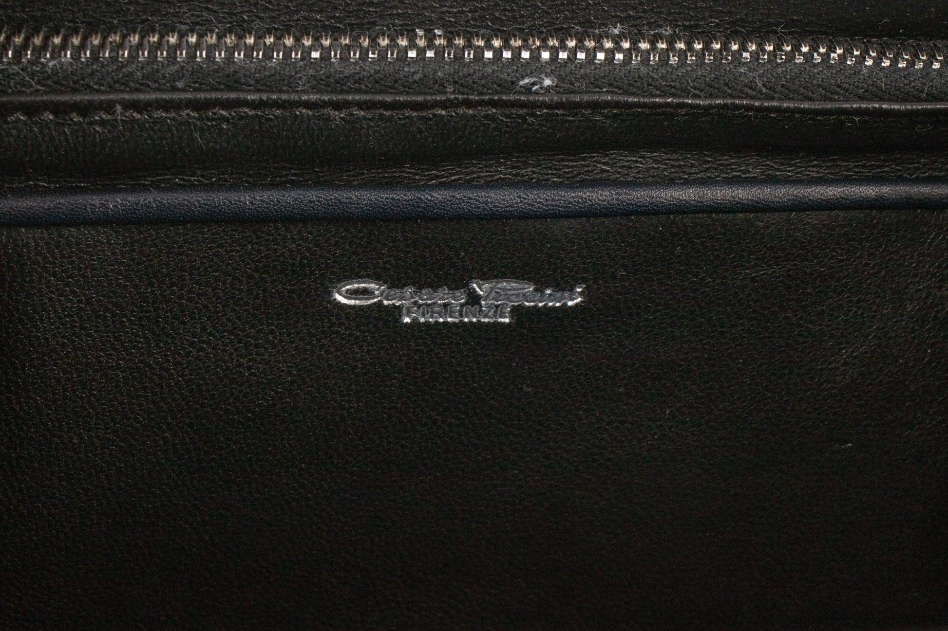 Sac en velours bleu et rouge de Cesare Piccini en vente 4