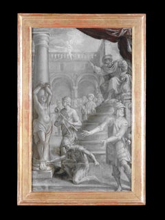 17th Century by Cesare Pronti Martyrdom of Saint Agatha Oil on canvas
