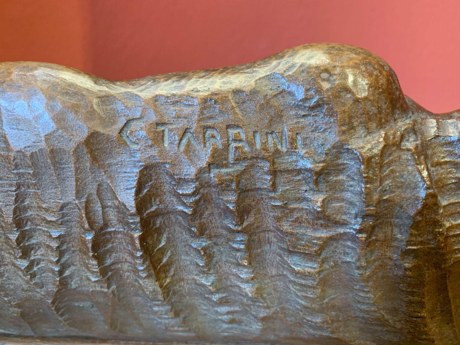 Scultura figurativa allegoria nudo femminile toscano del XX secolo in legno en venta 5