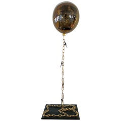 Cesare Toffolo Signed Murano Blown Lamp Worked Glass Table Sculpture, 2000s