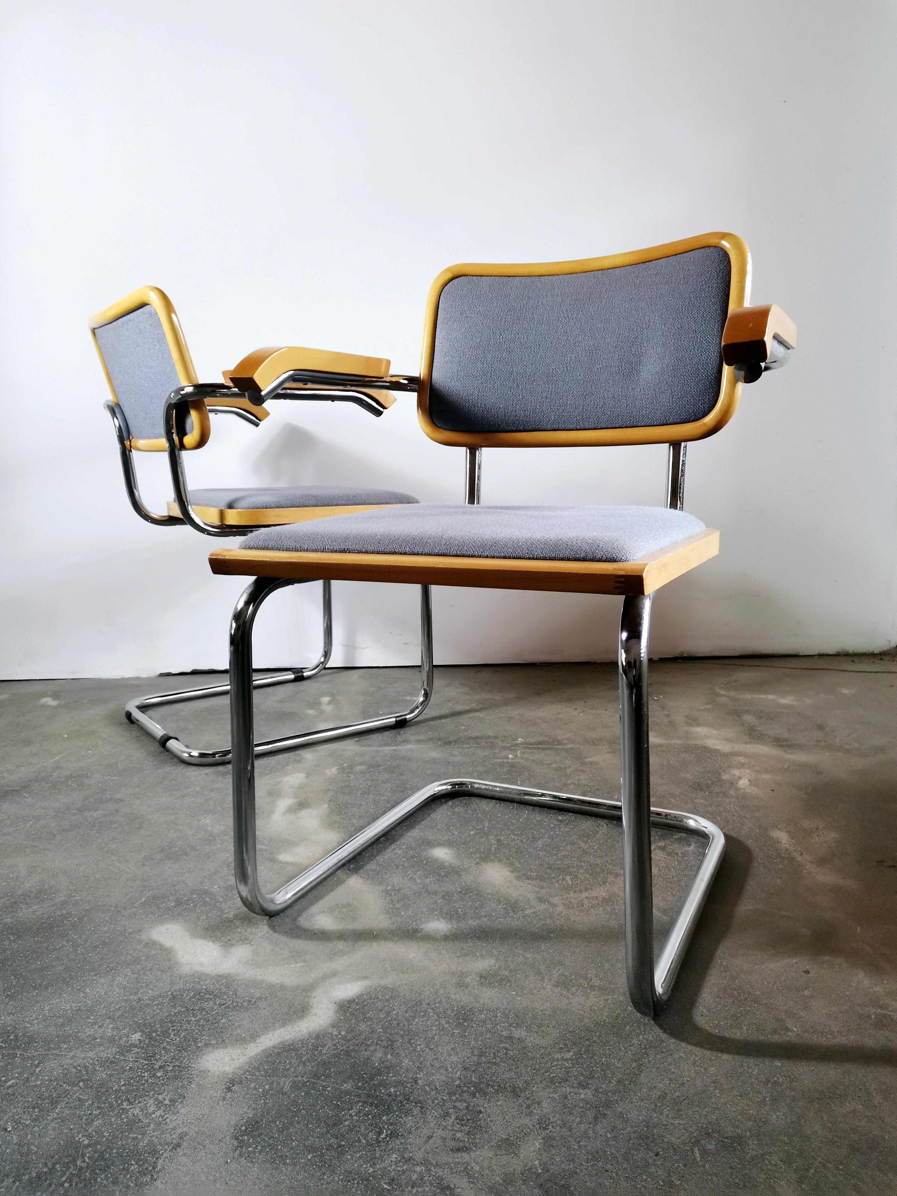 Mid-Century Modern Cesca Armchair 1980s For Sale