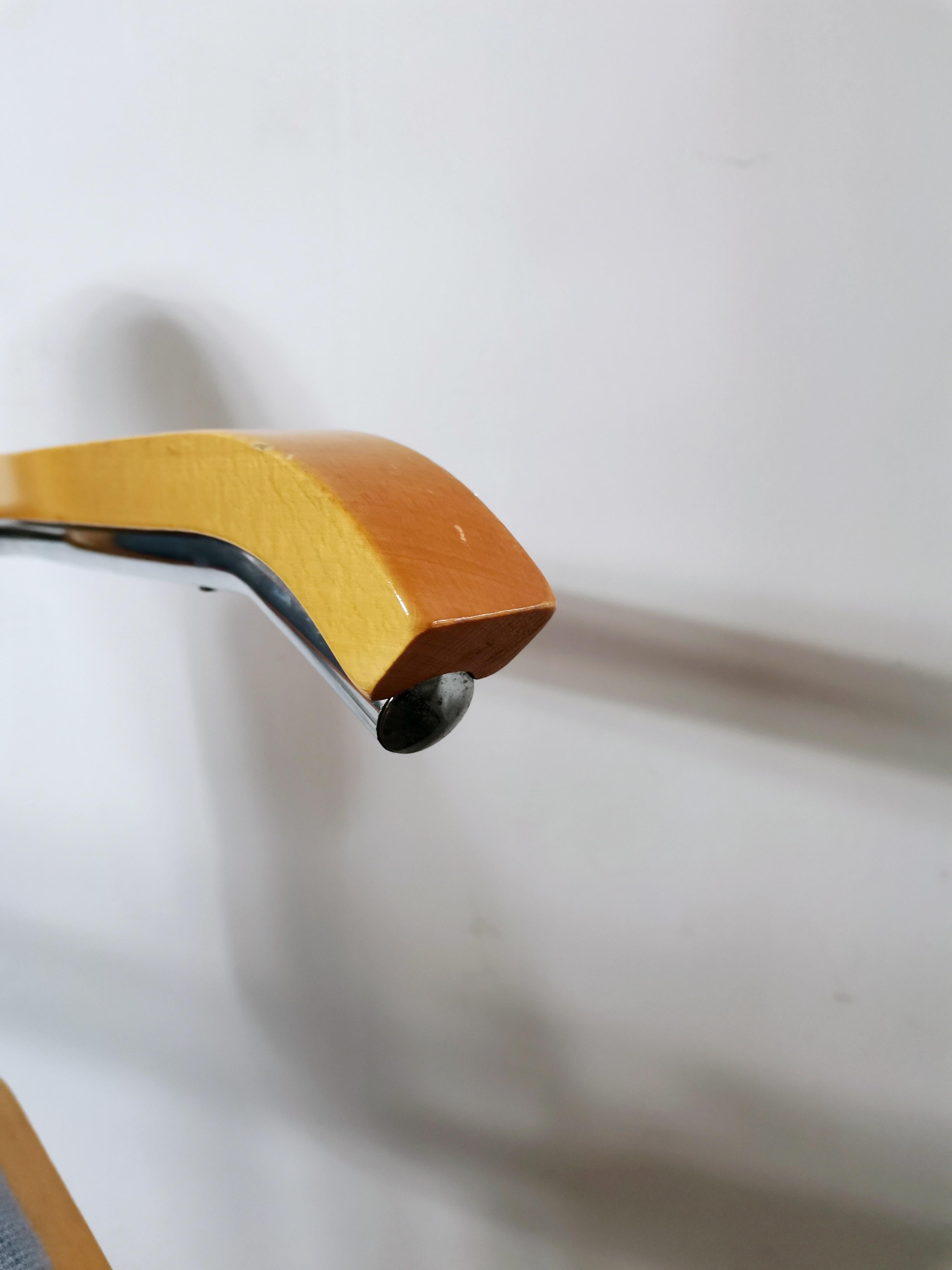 Metal Cesca Armchair 1980s For Sale