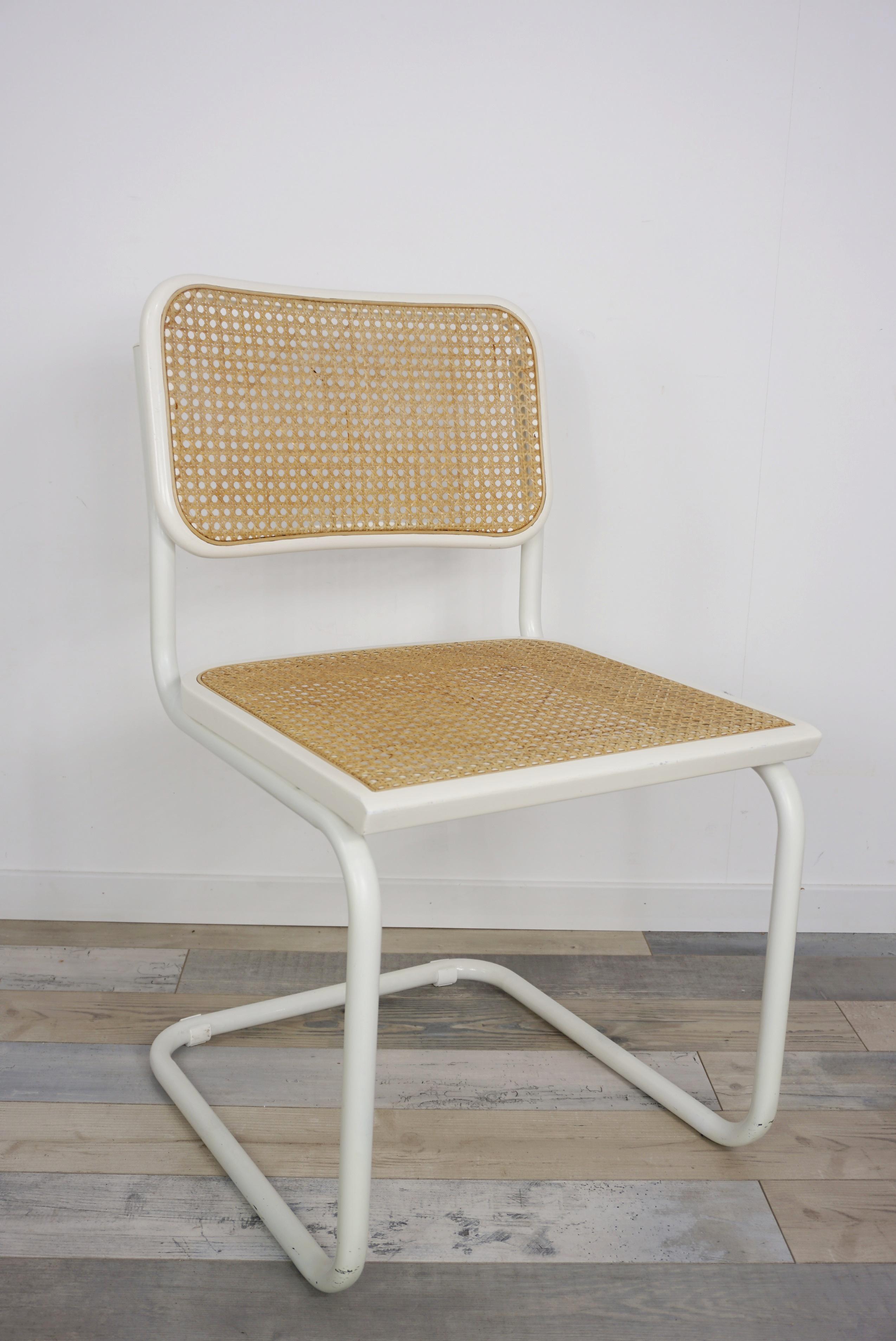 Mid-Century Modern Cesca B32 Chair French Design by Marcel Breuer