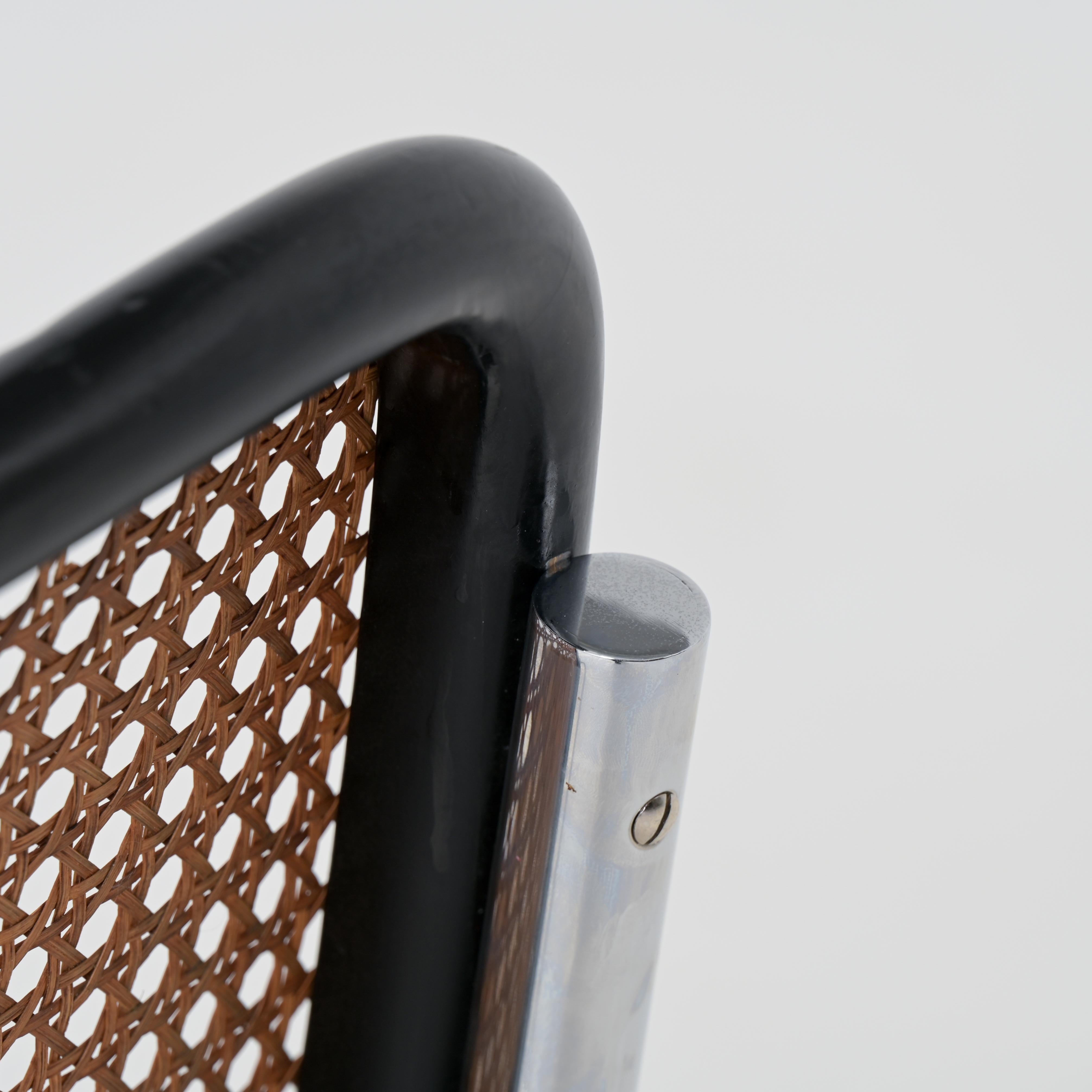 'Cesca' B32 Side Chairs by Marcel Breuer for Gavina in vendita 5