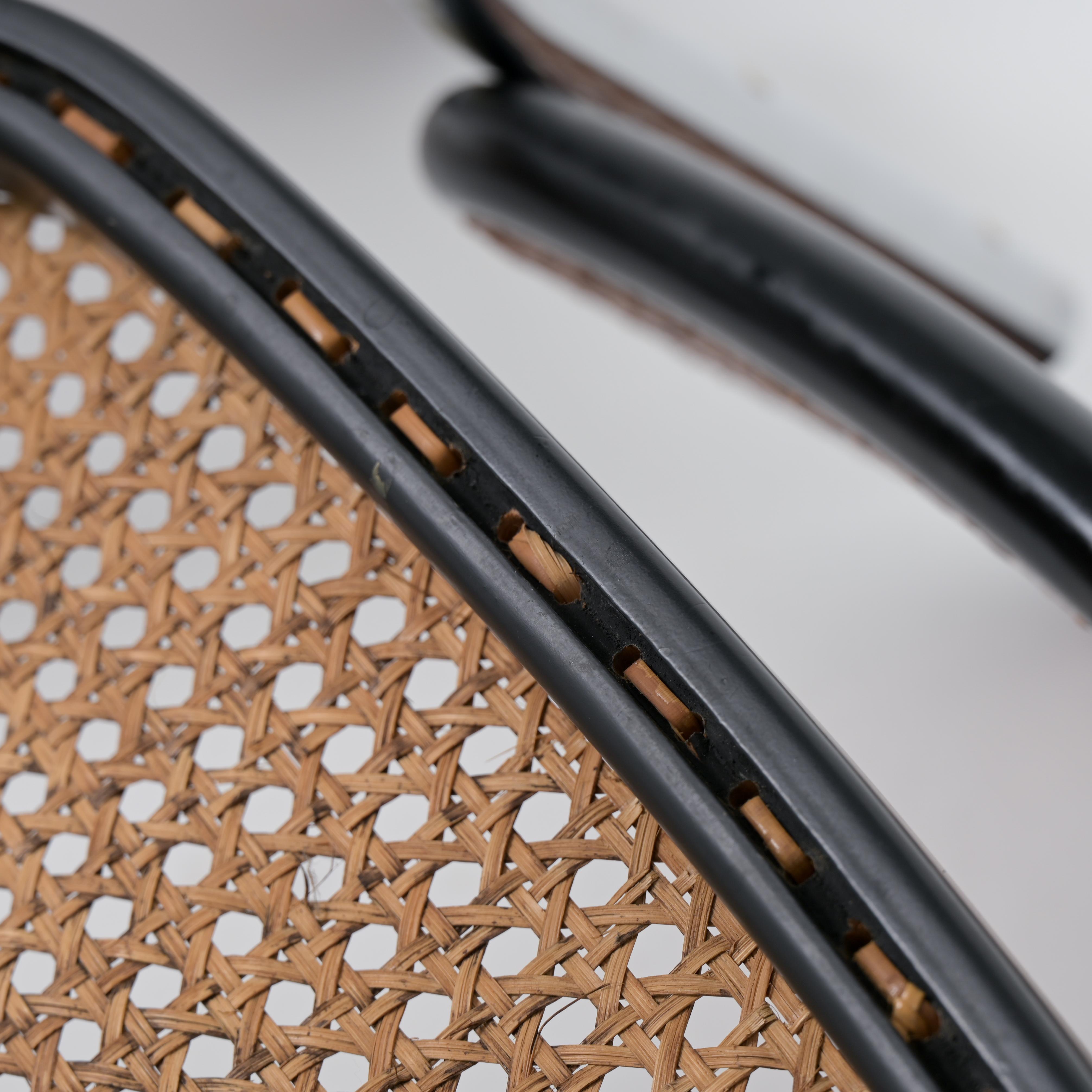 'Cesca' B32 Side Chairs by Marcel Breuer for Gavina in vendita 9