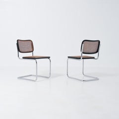 'Cesca' B32 Side Chairs by Marcel Breuer for Gavina