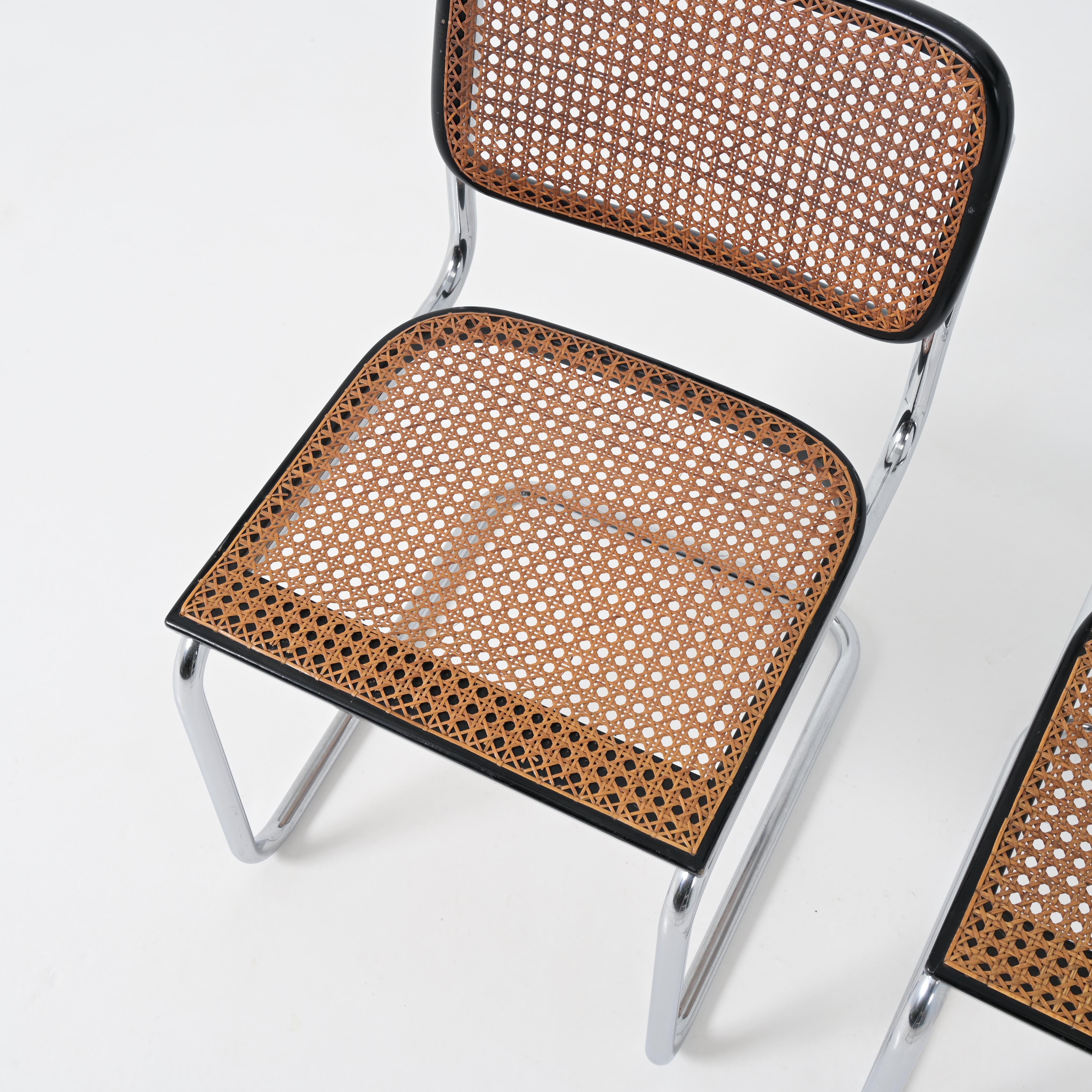 'Cesca' B32 Side Chairs by Marcel Breuer for Gavina In condizioni buone in vendita a Vlimmeren, BE