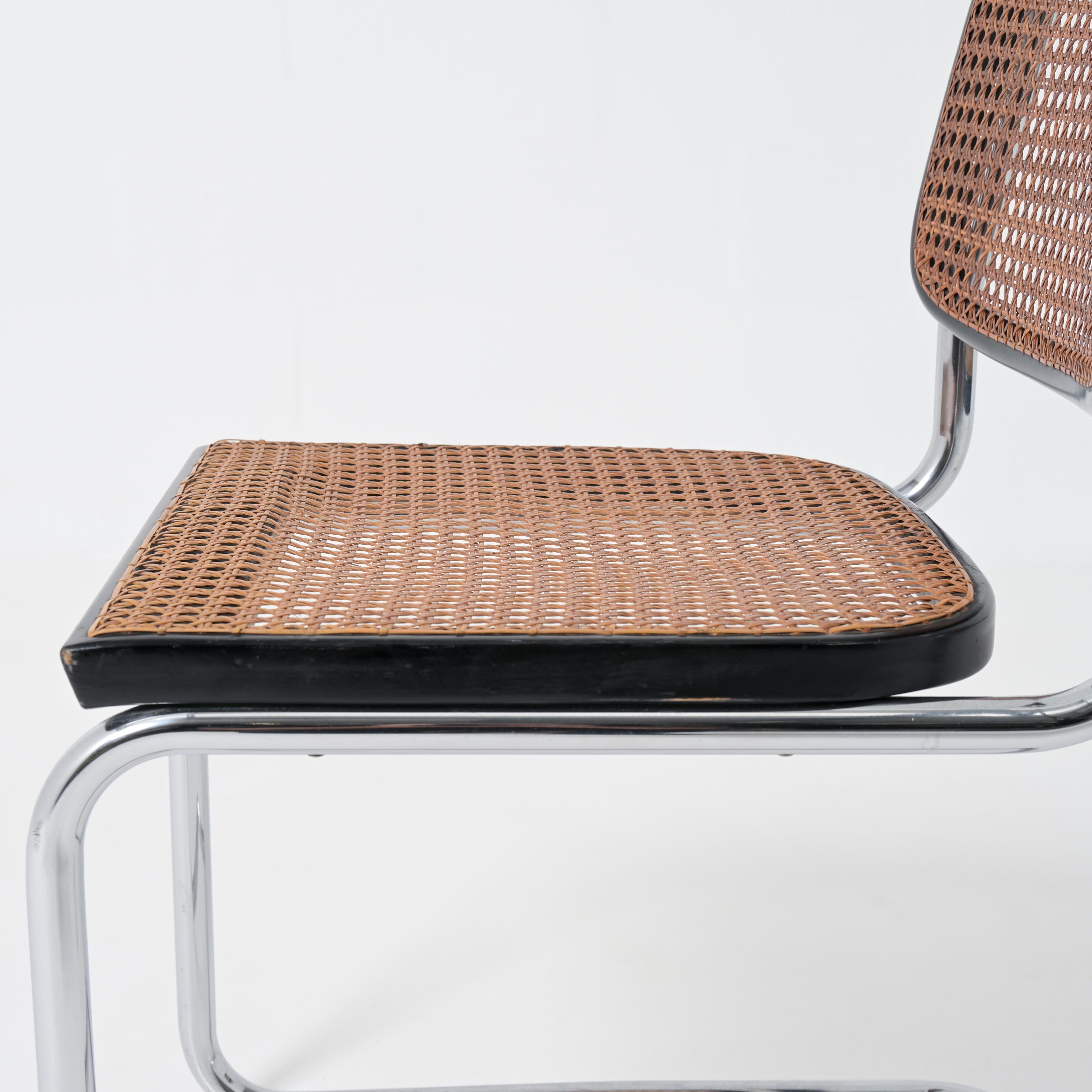 Fine XX secolo 'Cesca' B32 Side Chairs by Marcel Breuer for Gavina in vendita