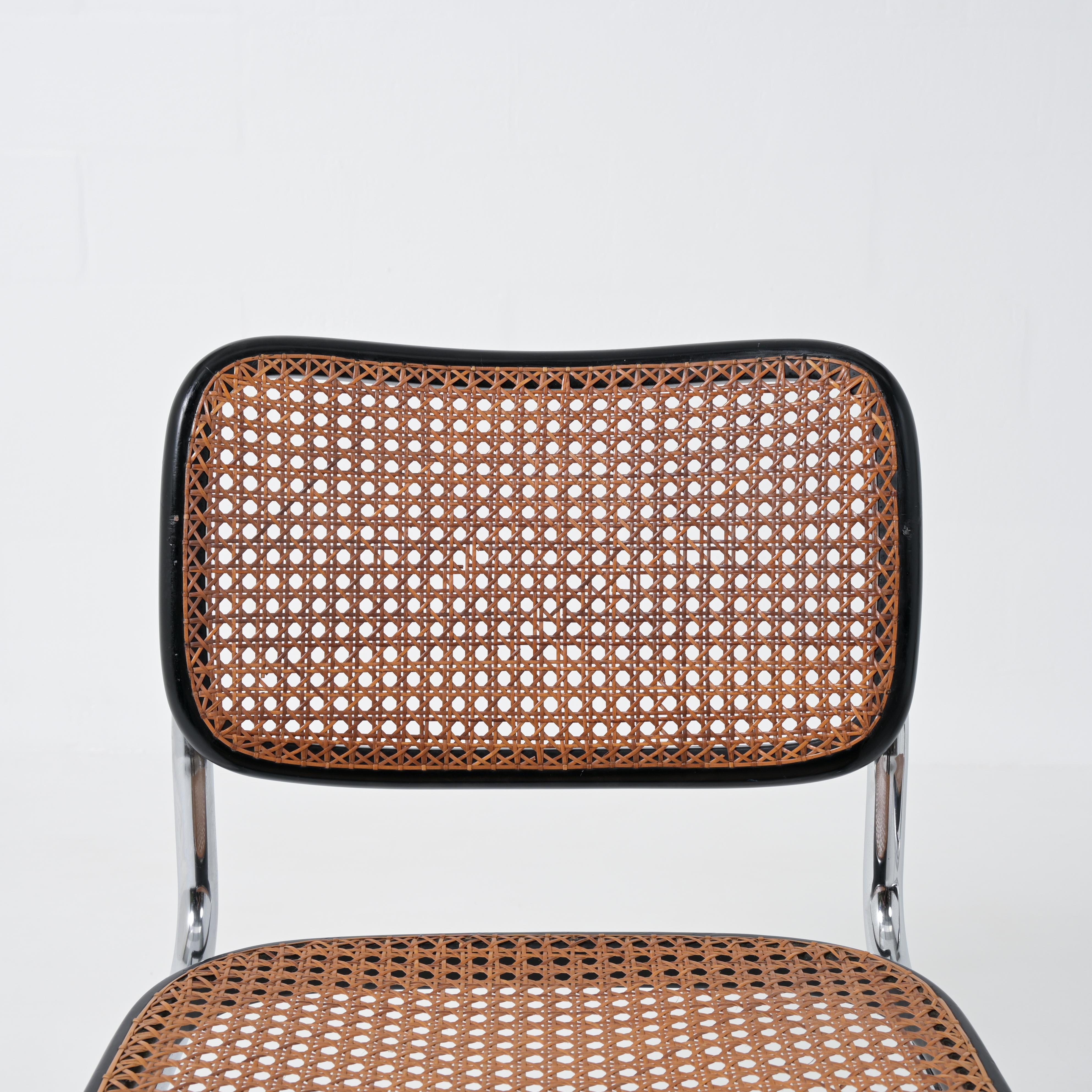'Cesca' B32 Side Chairs by Marcel Breuer for Gavina in vendita 2