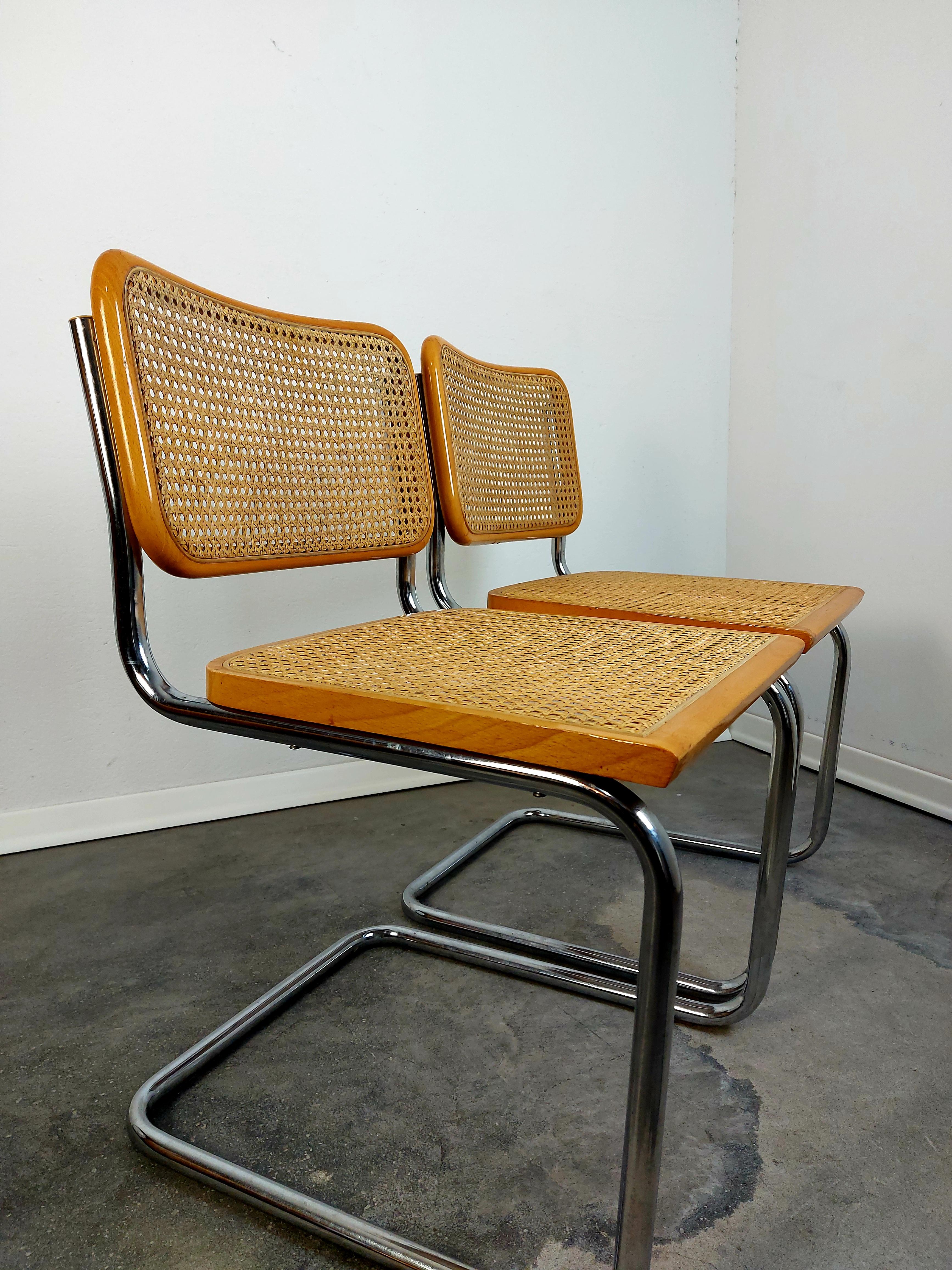 Cane Cesca Chair, 1990s, 1 of 2