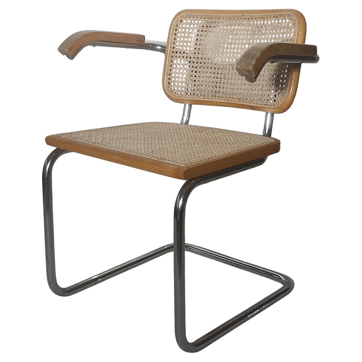 Cesca Chair After Marcel Breuer Italy 1960s For Sale