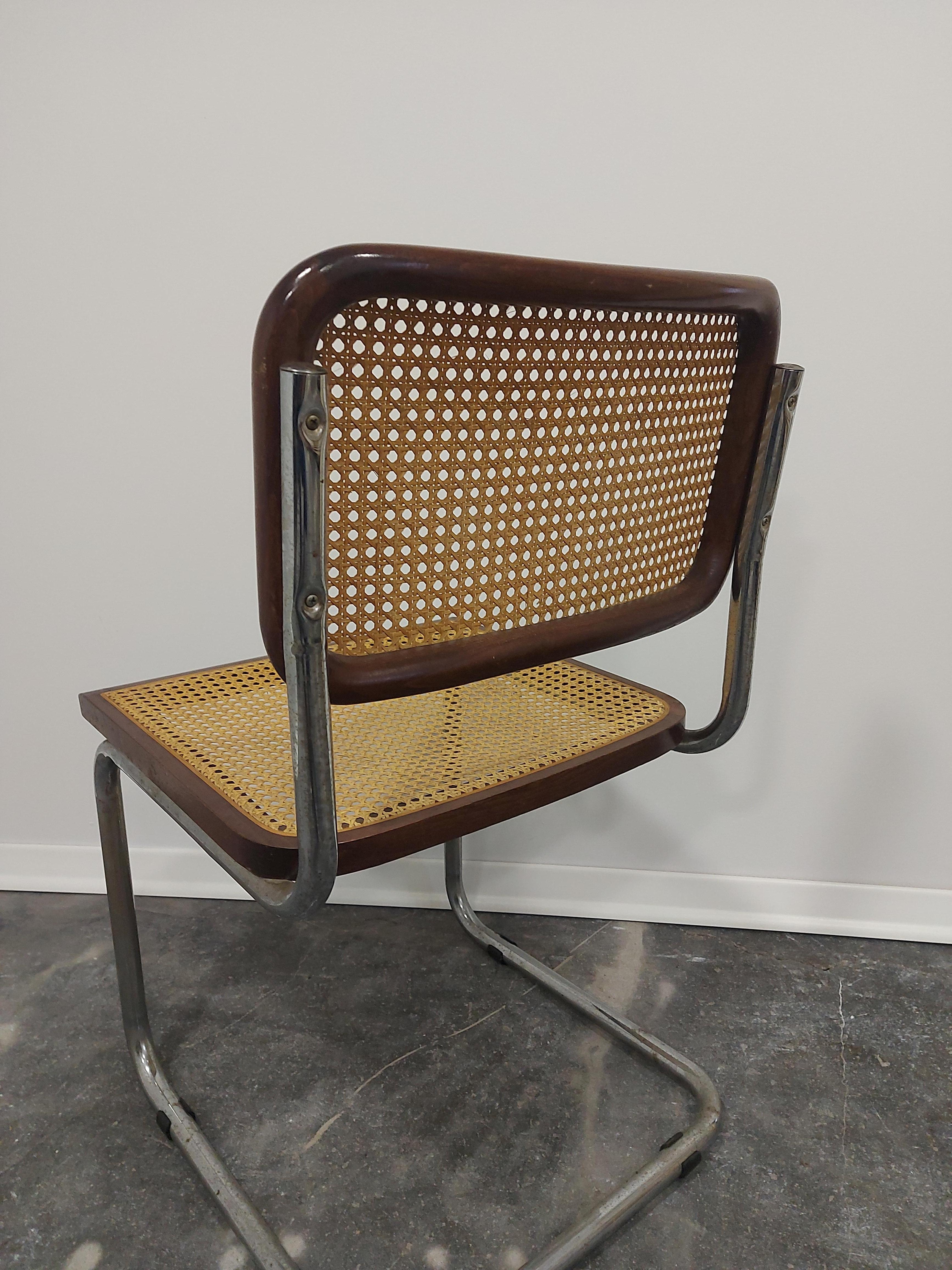 Cesca Chair by Marcel Breuer 1970s B32 1 of 5 For Sale 4