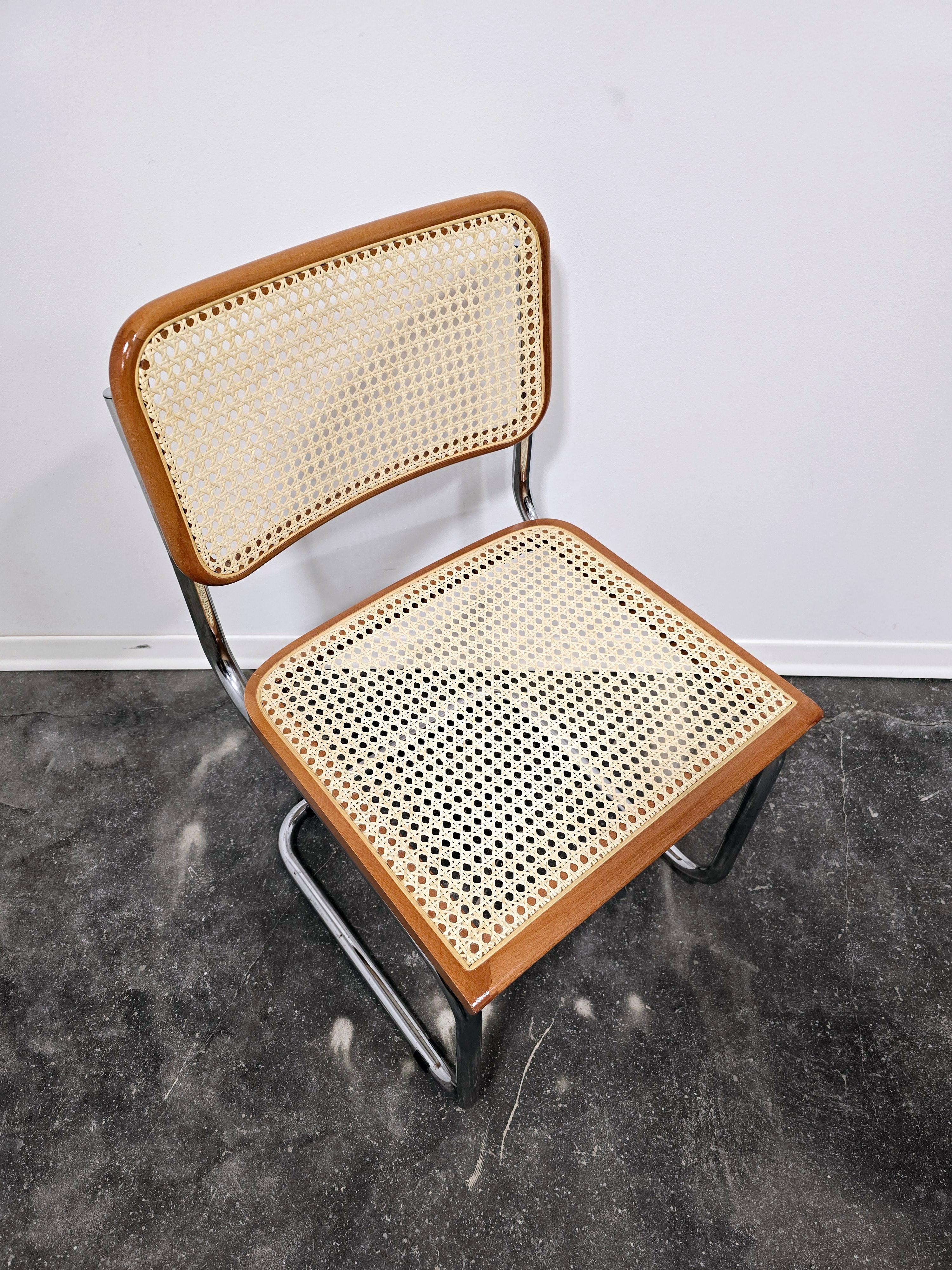 Italian Cesca Chair by Marcel Breuer, 1990s For Sale